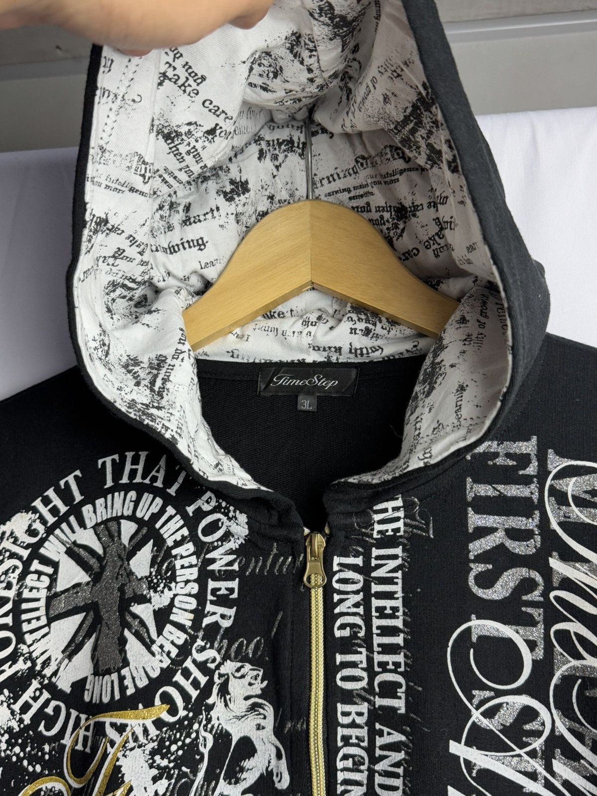 If Six Was Nine Timestep Poem Hoodie Japanese Ifsix Lgb Styled Size US L / EU 52-54 / 3 - 3 Thumbnail