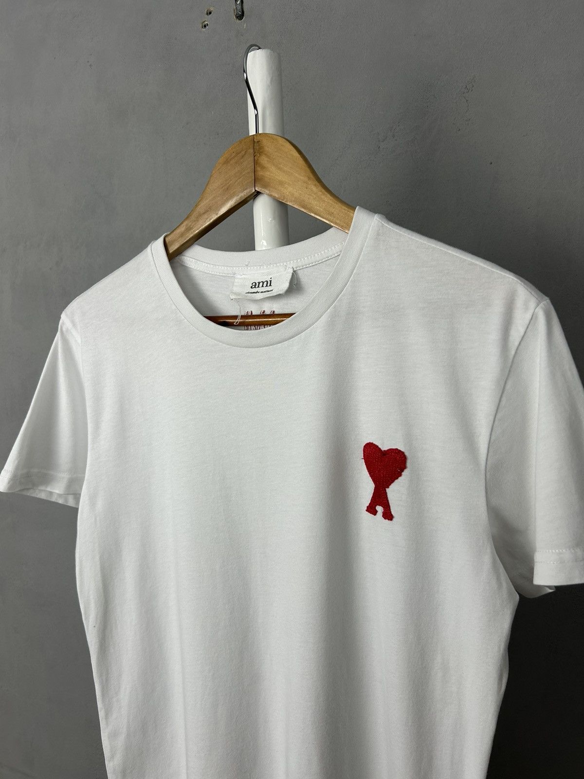 AMI AMI Paris White T-Shirt Logo Size S Size US S / EU 44-46 / 1 - 3 Thumbnail