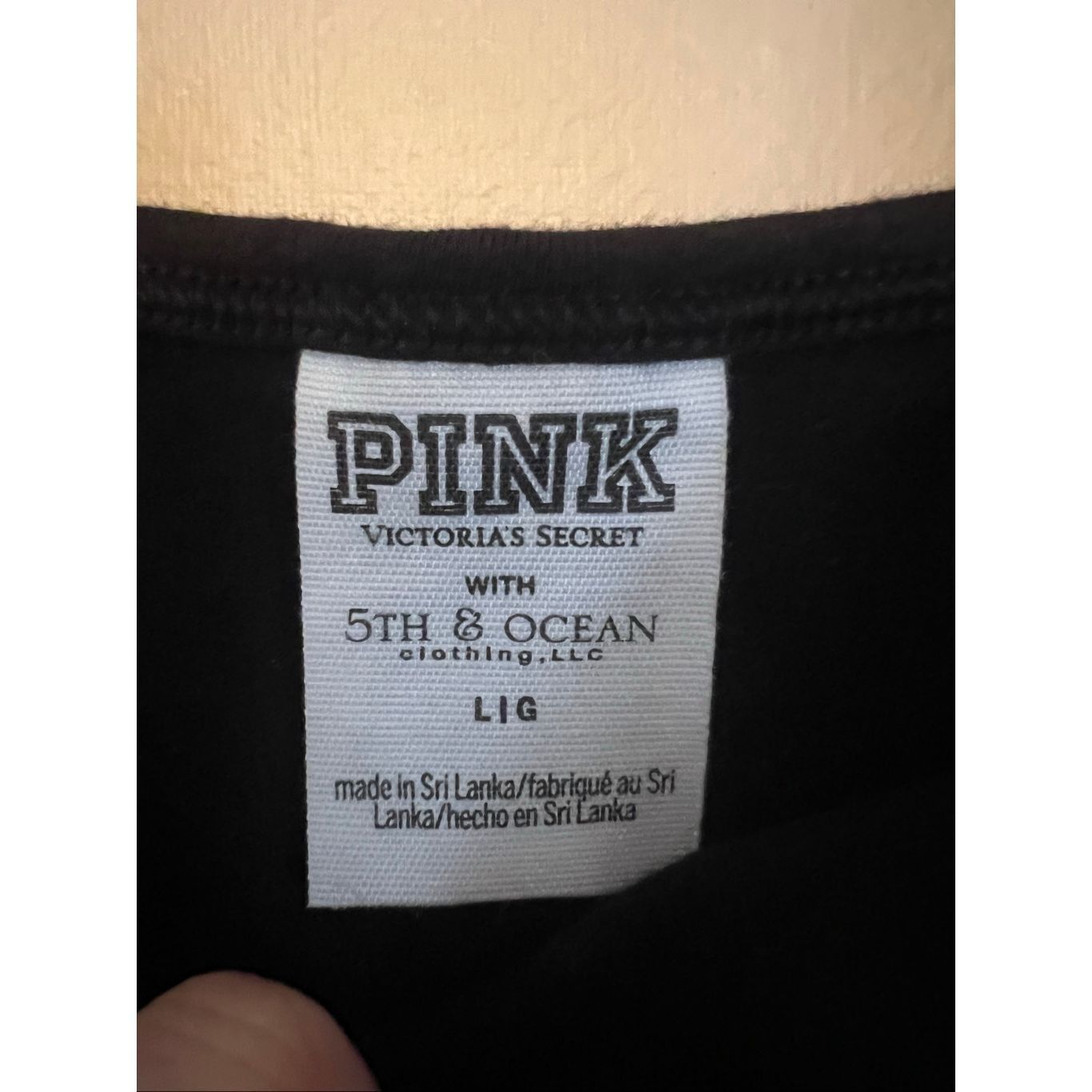 Pink PINK By Victoria’s Secret Black Game On Bodysuit Woman’s Siz Size L / US 10 / IT 46 - 5 Thumbnail