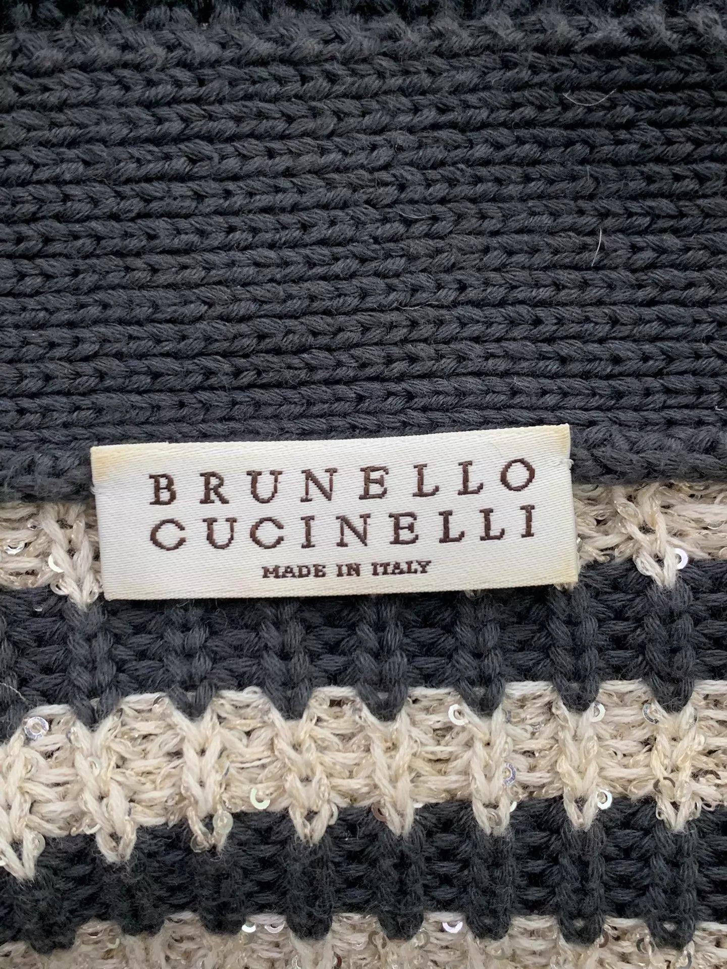 Brunello Cucinelli Brunello Cucinelli sequin striped knit cardigan XS new Size XS / US 0-2 / IT 36-38 - 4 Thumbnail
