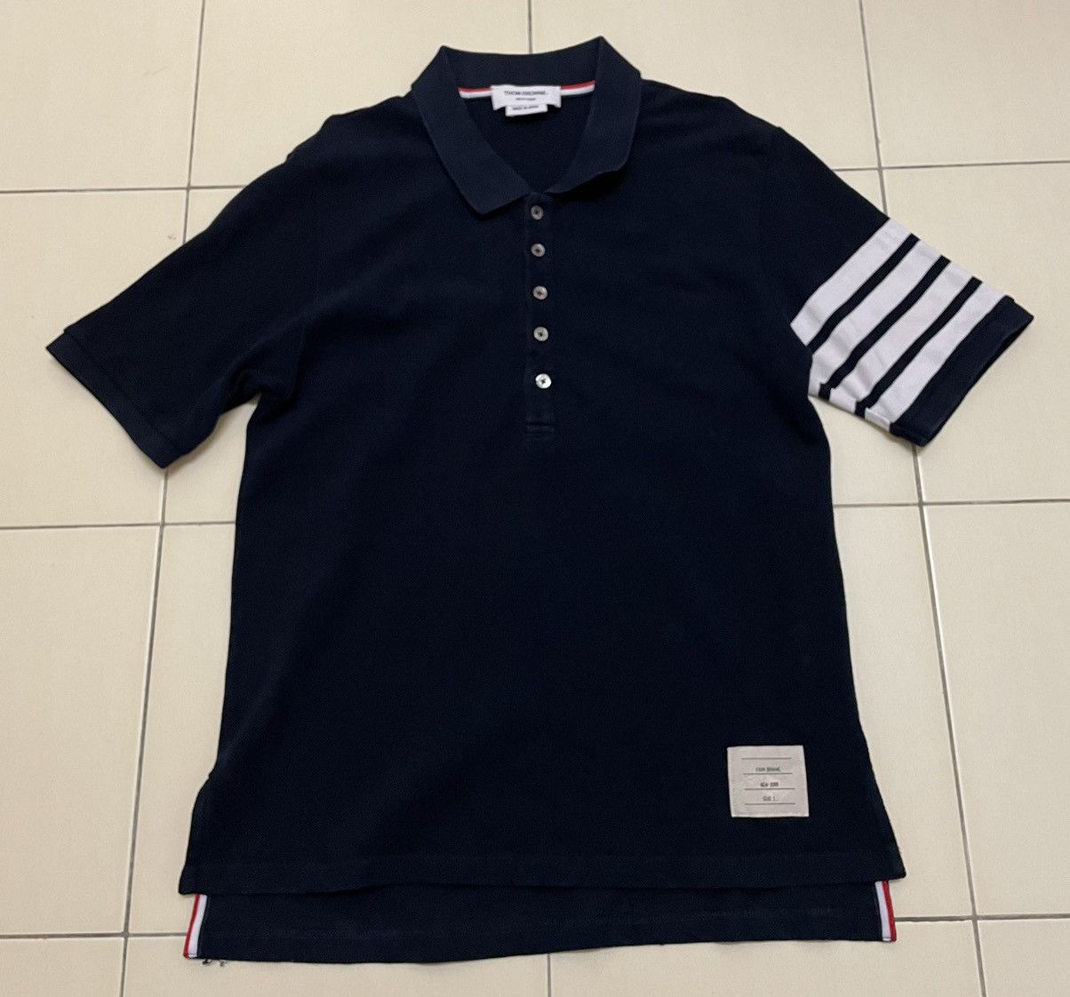 Thom Browne Thom Browne Hector Arrow Polo Shirt Size US M / EU 48-50 / 2 - 2 Thumbnail