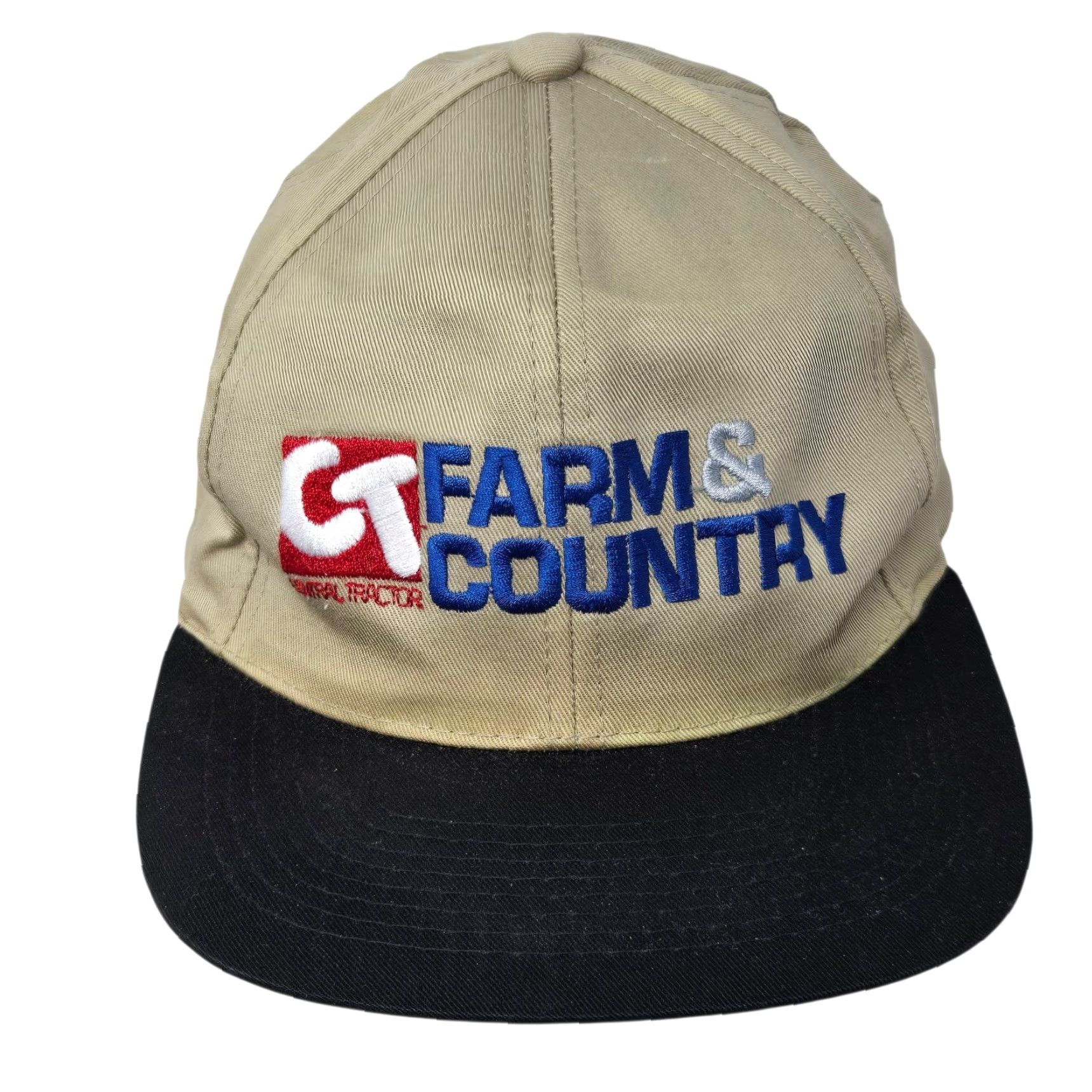 Vintage VINTAGE CT CENTRAL TRACTOR FARM & COUNTRY SNAPBACK BASEBALL CAP SUPPLIES HAT Size ONE SIZE - 2 Thumbnail