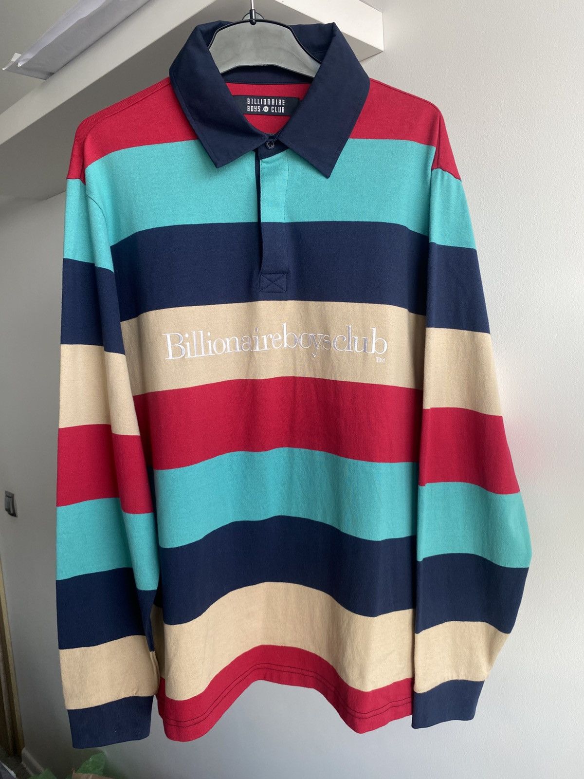 Billionaire Boys Club × Icecream Billionaire Boys Club BBC XL Rugby Polo Longsleeve Shirt y2k Size US XL / EU 56 / 4 - 9 Thumbnail