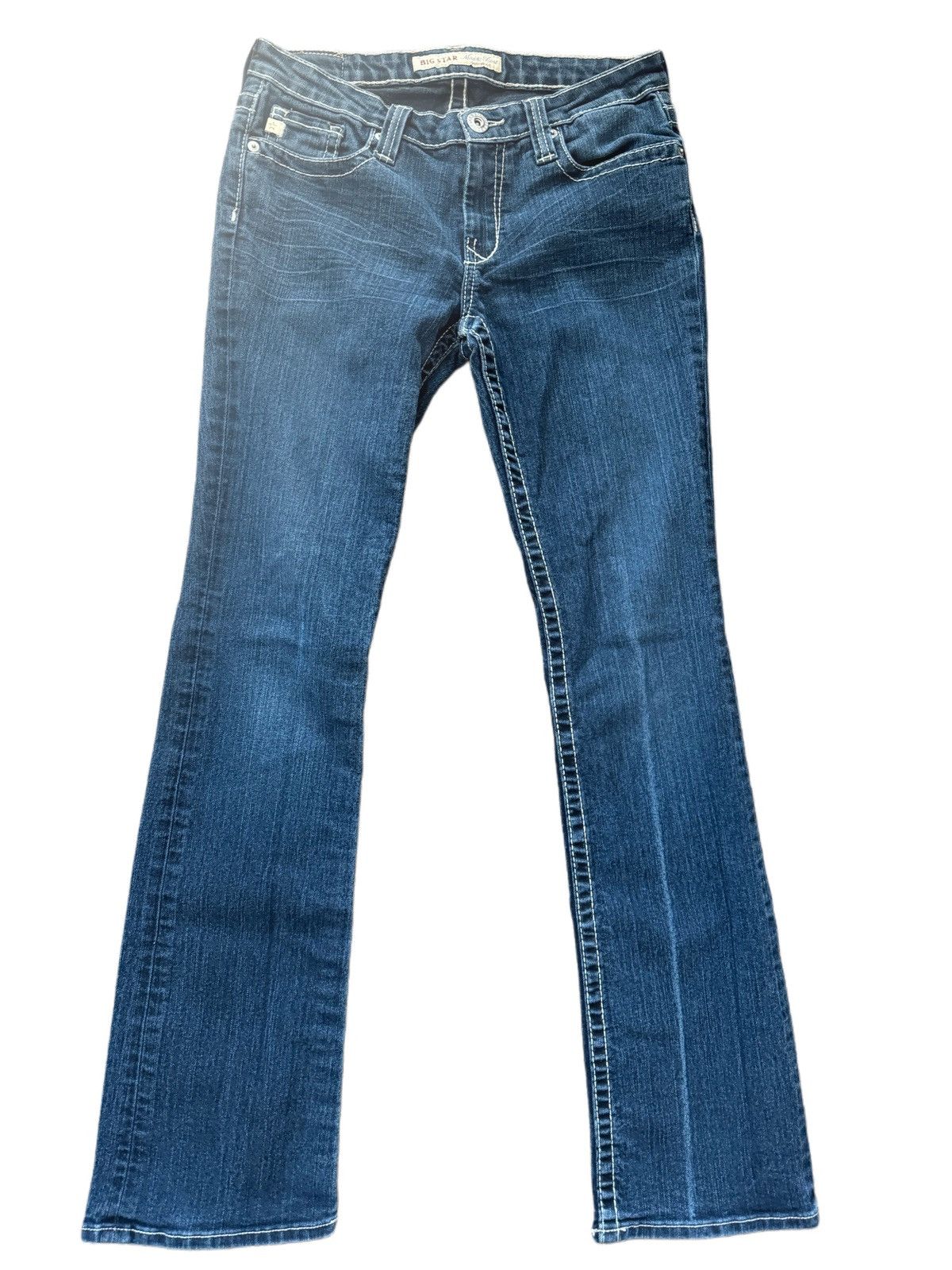 Big Star Big Star Legendary blue Jeans 27L mid rise flared y2k 2000 Size 32" / US 10 / IT 46 - 1 Thumbnail
