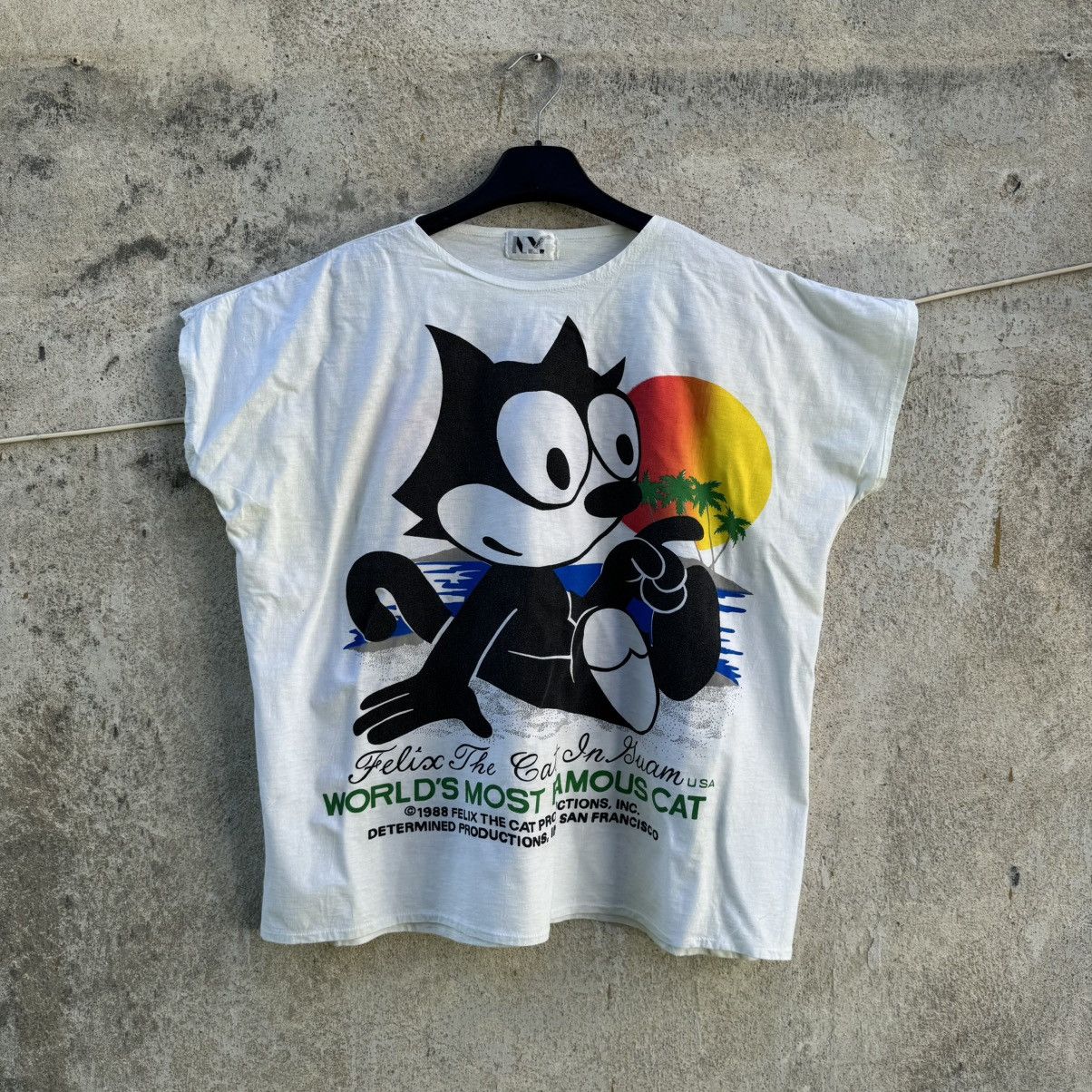 Felix 1988 Felix The Cat Boxy Tee Worlds Most Famous Cat Movie Size US L / EU 52-54 / 3 - 1 Thumbnail