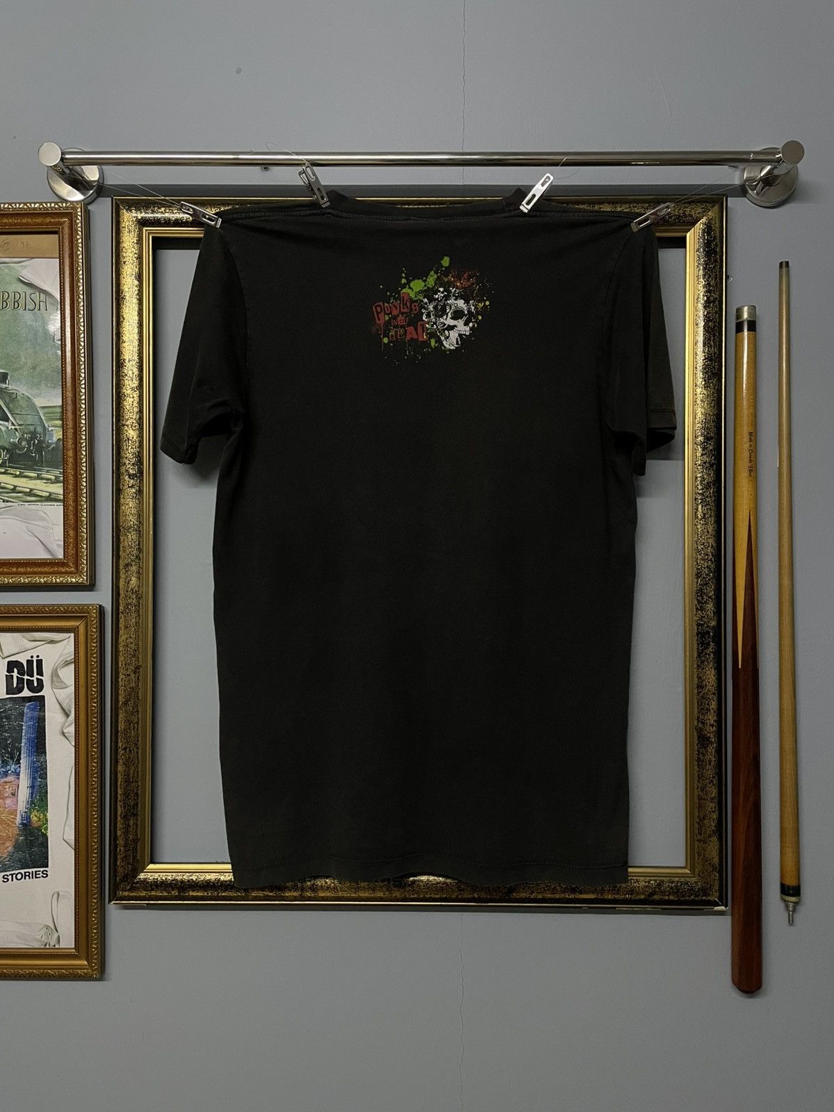 Vintage 1990s Punk Not Dead Girl Mass Media Sunfaded Tshirt Short Sleeve T Shirts