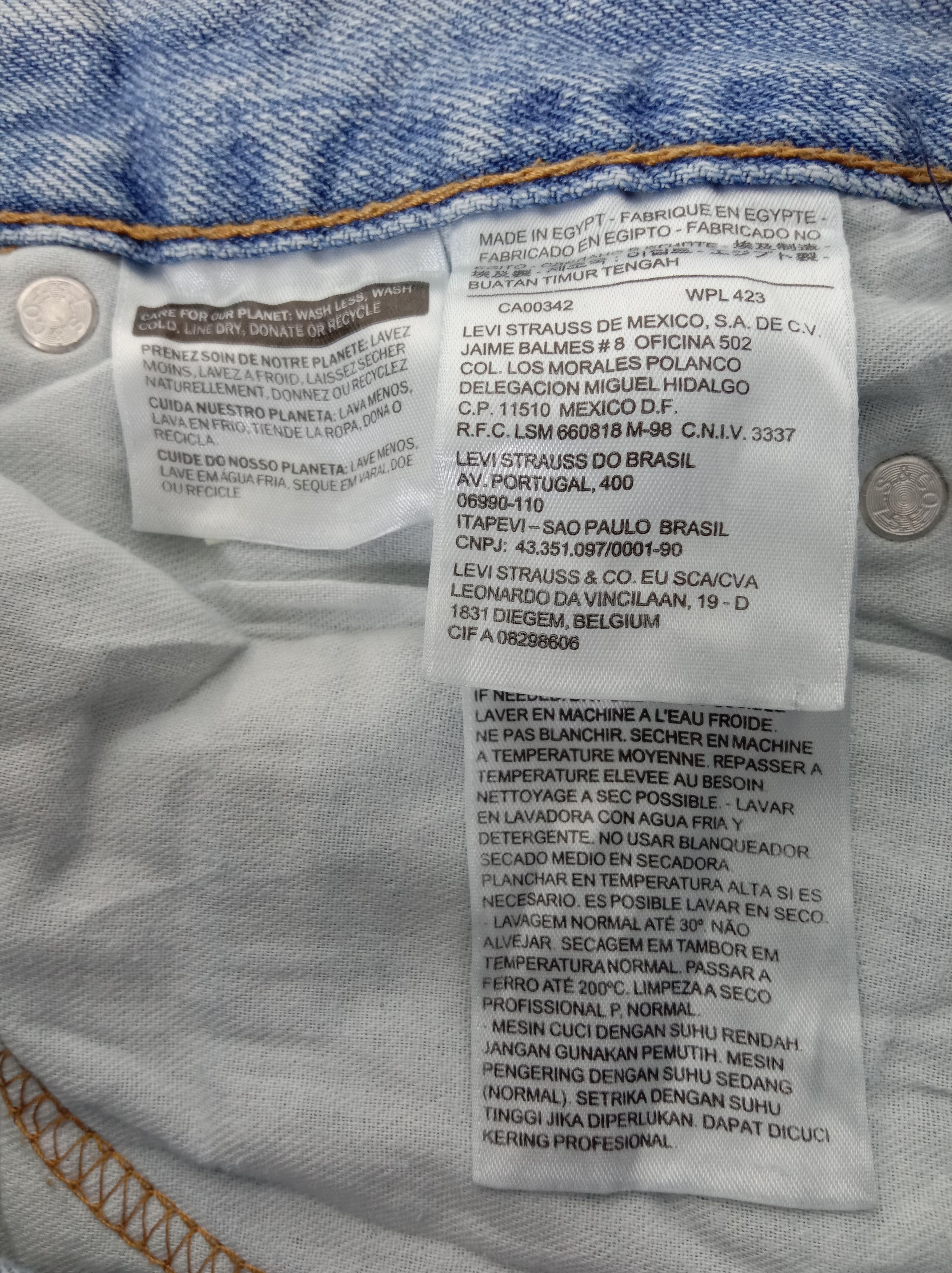 Levi's Vintage Levi's 505 Jeans Light Wash Straight Fit Denim Size US 29 - 13 Thumbnail
