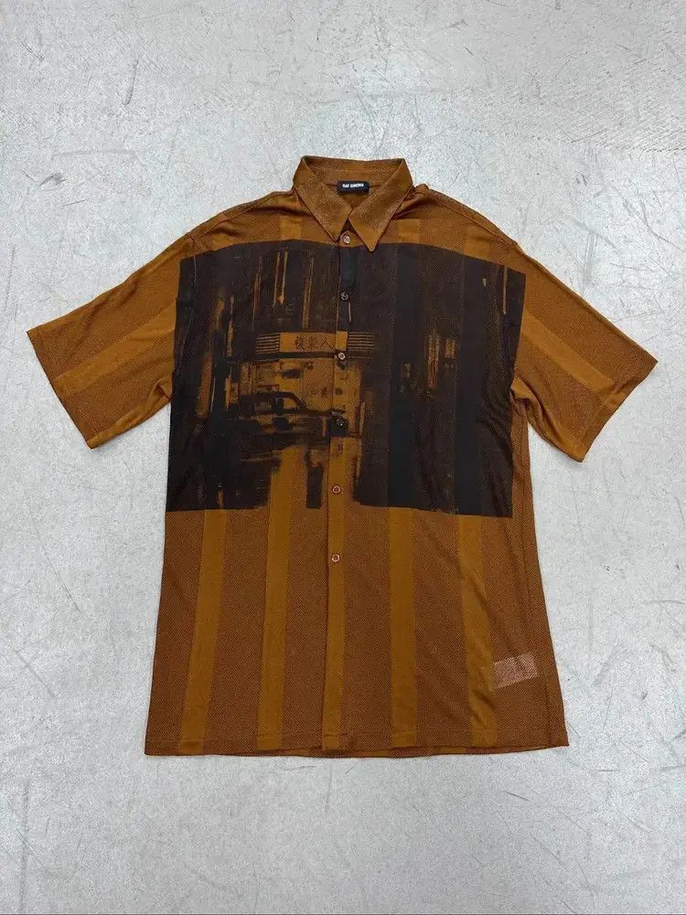 Raf Simons Raf Simons 18ss Mesh Clone Print Shirt-2505 Size US S / EU 44-46 / 1 - 3 Thumbnail