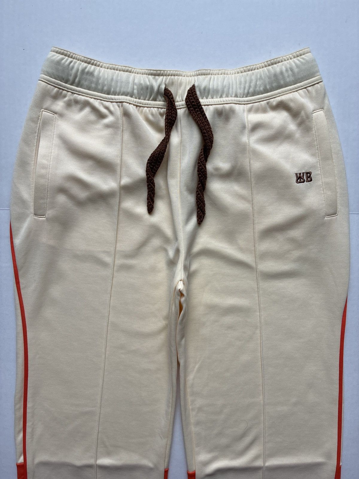 Wales Bonner Wales Bonner Percussion Track Pants Pale Yellow Size US 32 / EU 48 - 5 Thumbnail