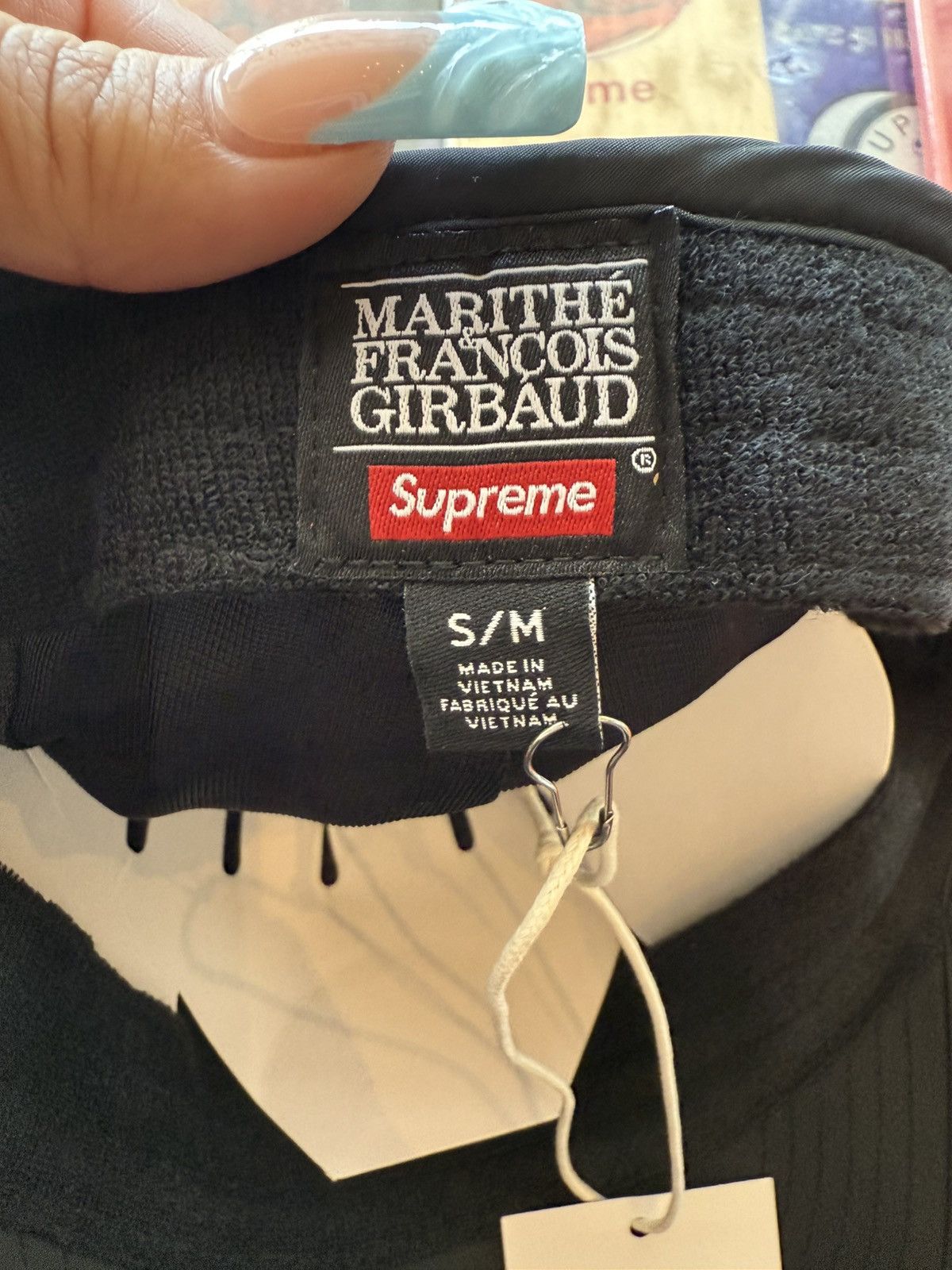 Marithe + Francois Girbaud × Supreme Black supreme hat Size ONE SIZE - 6 Thumbnail