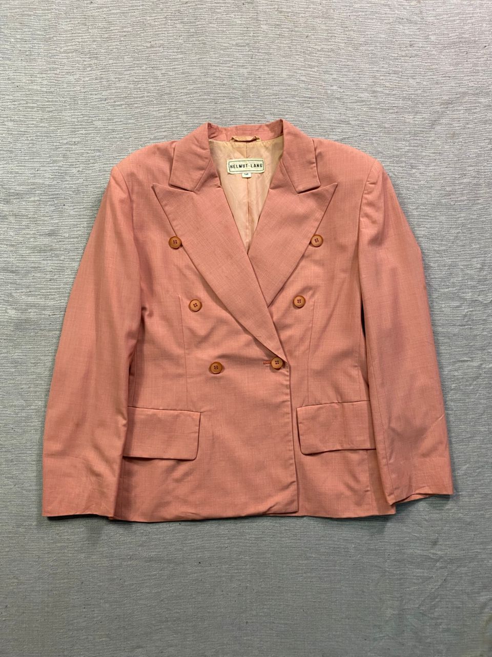 Designer × Helmut Lang × Vintage Vintage Helmut Lang Double Breasted Blazer Size M / US 6-8 / IT 42-44 - 1 Thumbnail