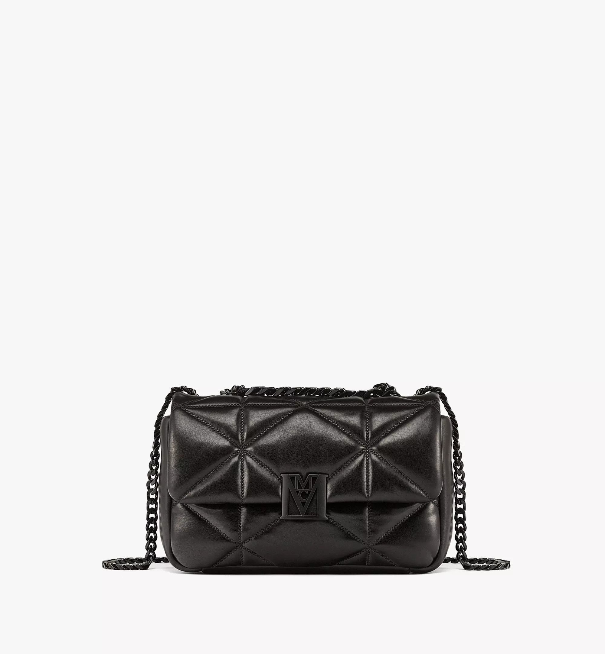 MCM o1mt1gz0125 Size: OS / Shoulder Small Bag in Black Size ONE SIZE - 1 Thumbnail