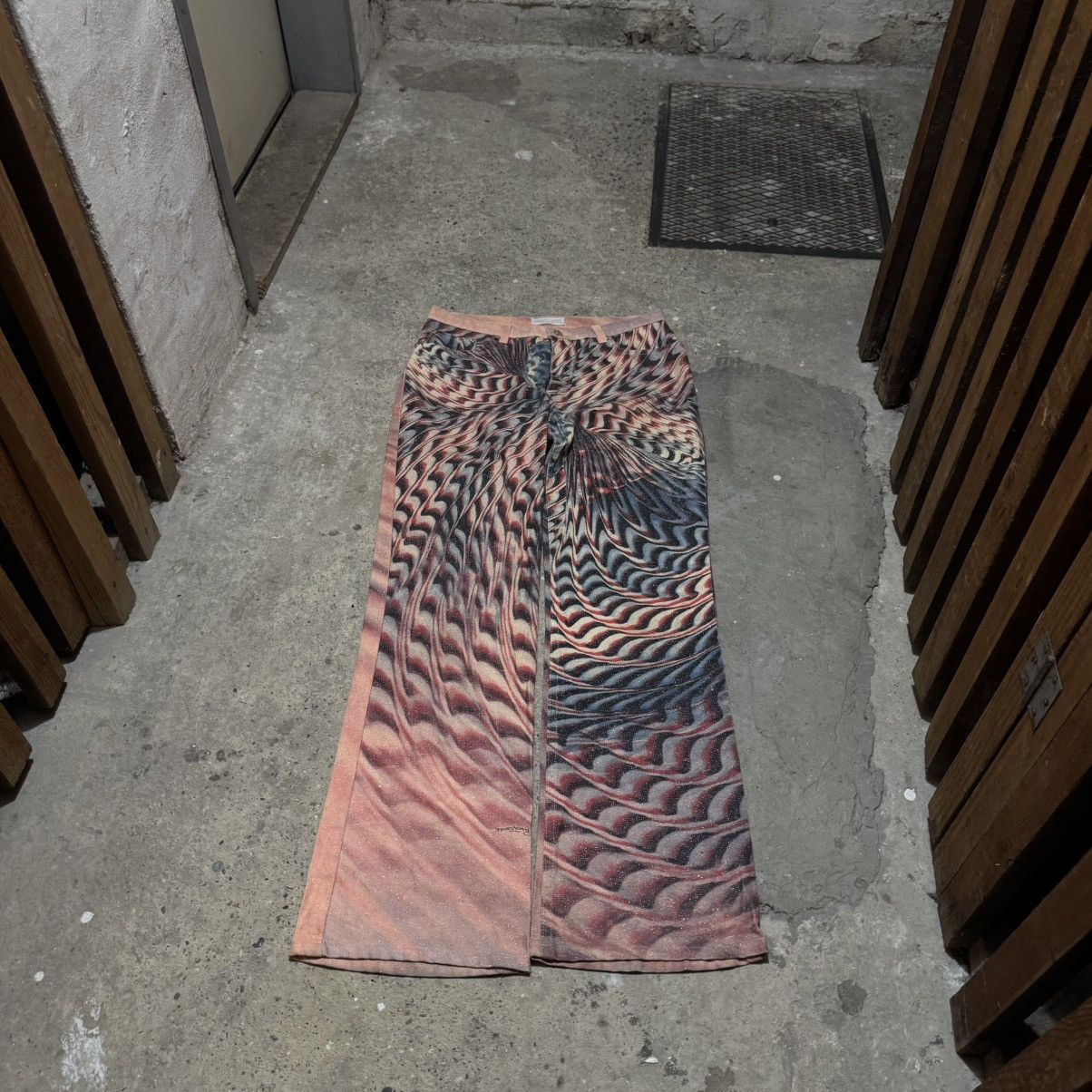 Roberto Cavalli S/S 2001 Roberto Cavalli psychedelic “lsd” pants Size US 30 / EU 46 - 1 Thumbnail