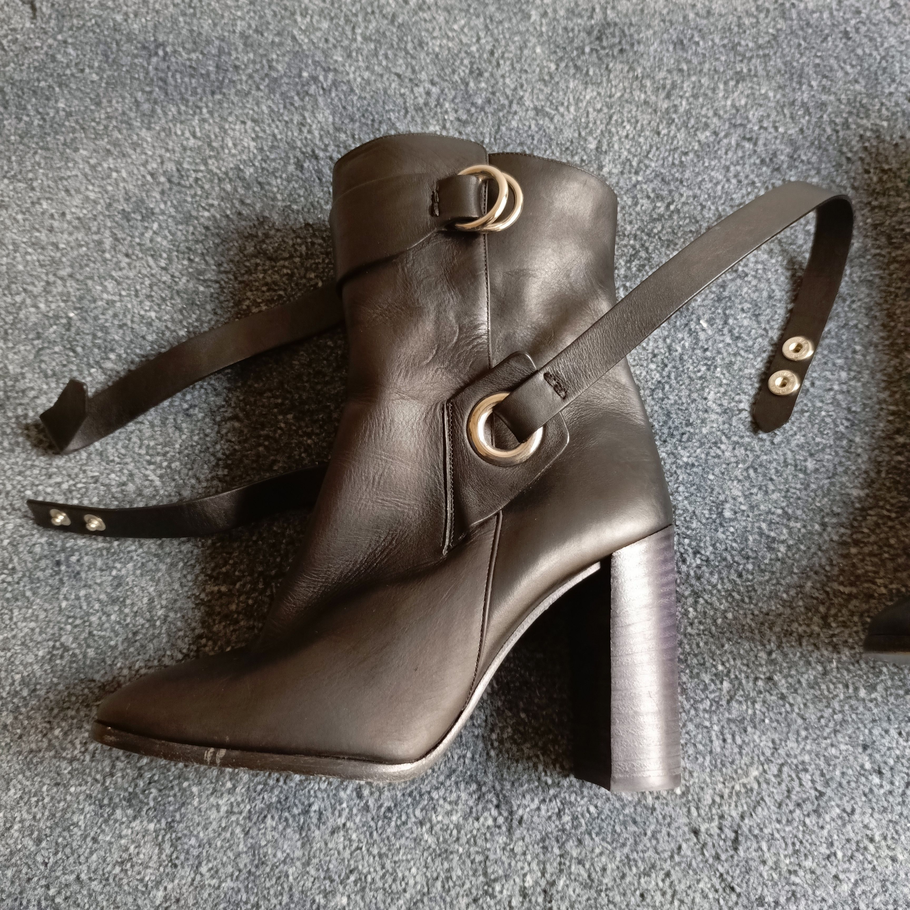 Isabel Marant Isabel Marant Black Women's Ankle Boots EU Size 38 / US 8 Size US 8 / IT 38 - 11 Thumbnail