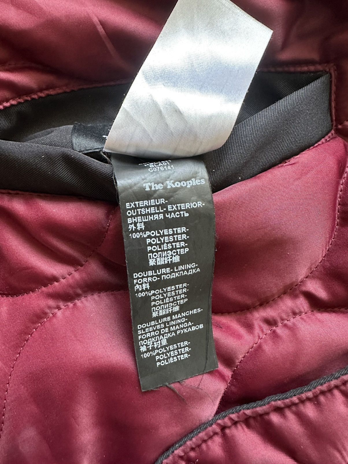 The Kooples The Kooples Black Reversible Bomber Size US M / EU 48-50 / 2 - 7 Thumbnail