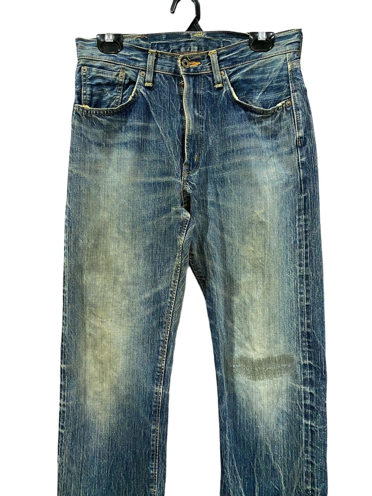 Edwin Vintage EDWIN Distressed Redline 505zx W30” Size US 29 - 2 Thumbnail