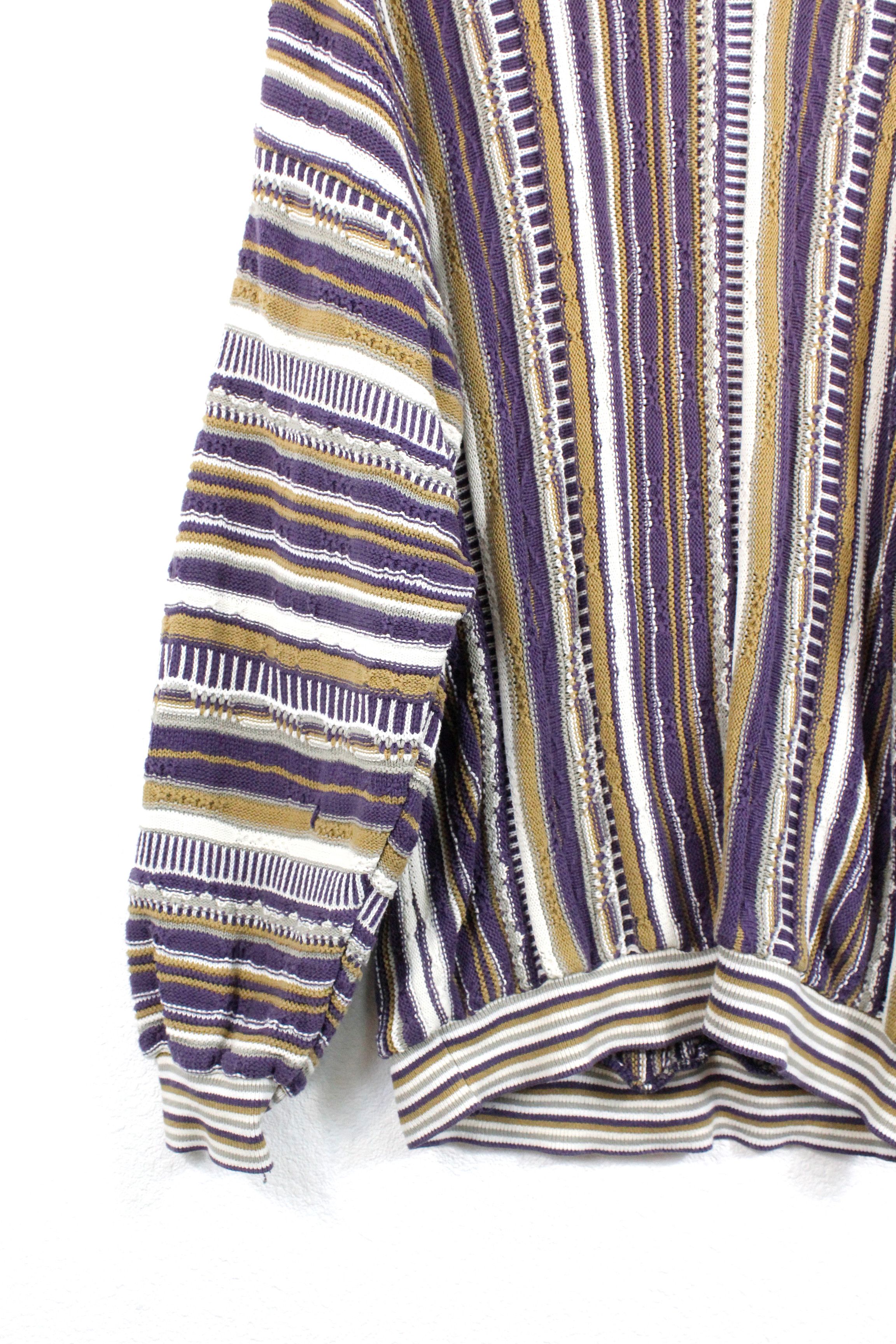 Other Vintage Tundra Canada Coogi Style Analog Knit Cosby Sweater Size US L / EU 52-54 / 3 - 3 Thumbnail