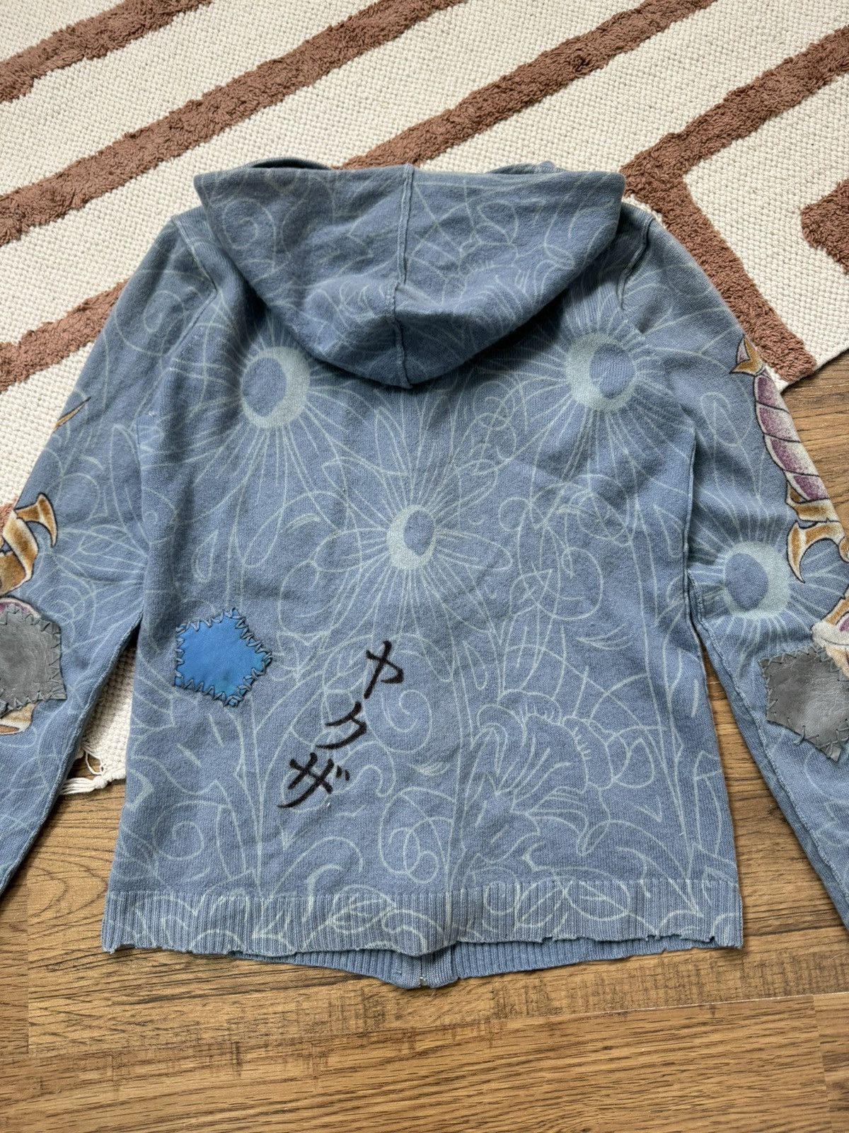 Vintage VINTAGE ED HARDY STYLE KNITTED ETHNIC REVOLUTION ZIP HOODIE Size M / US 6-8 / IT 42-44 - 9 Thumbnail