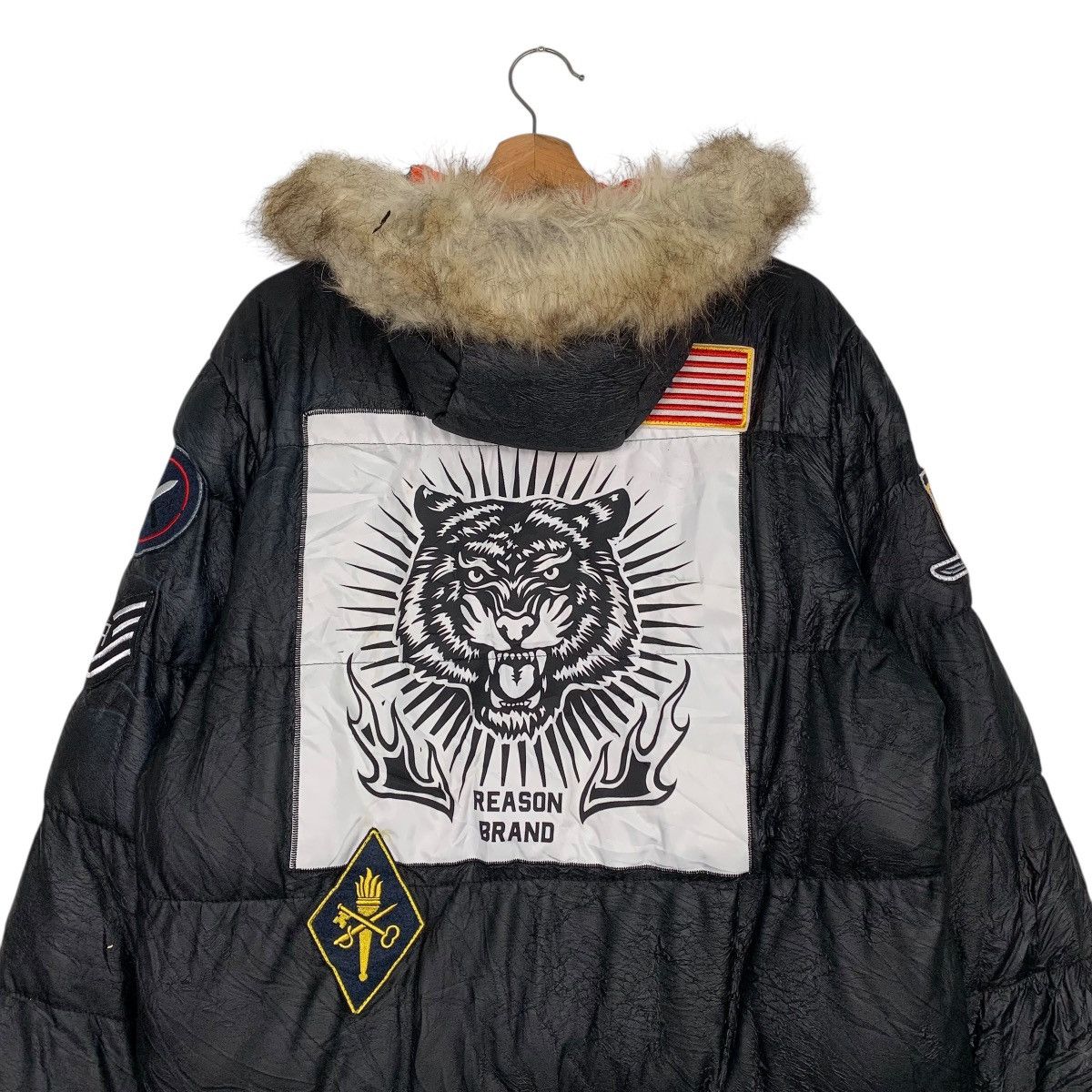 Other Reason Hooded Puffer Jacket Size US M / EU 48-50 / 2 - 8 Thumbnail