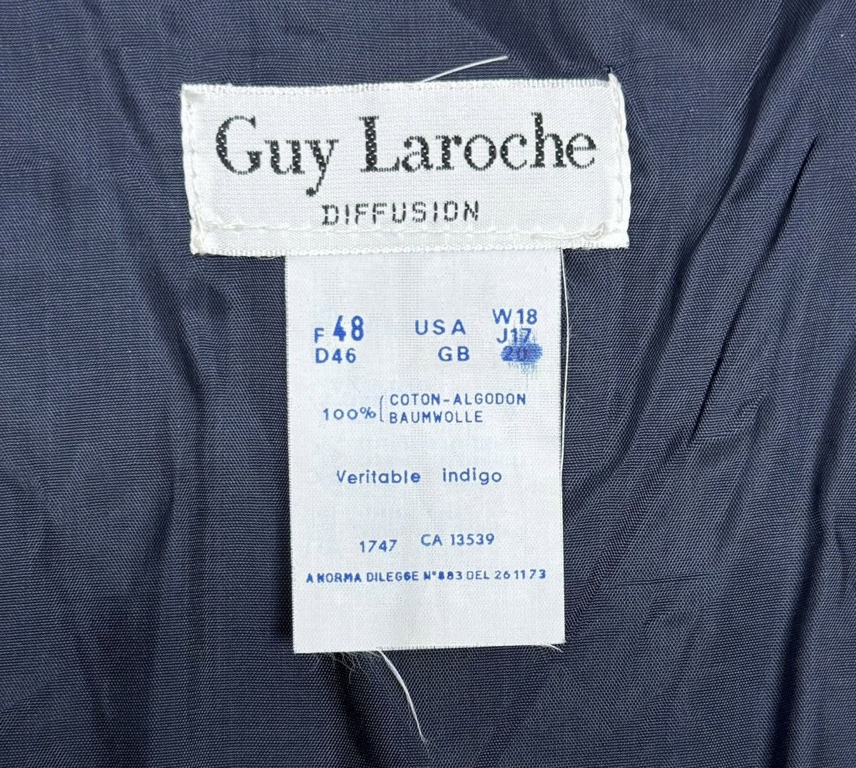 Guy Laroche × Vintage Vintage Guy Laroche Belted Jacket Diffusion Deadstock Size XL / US 12-14 / IT 48-50 - 10 Thumbnail