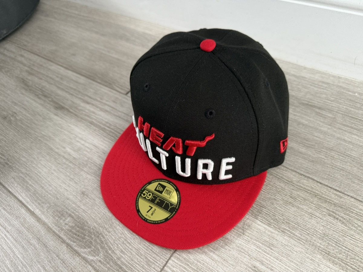 NBA × New Era Miami Heat Court Culture New Era ColorBlock Red Fitted 7 3/8 Size ONE SIZE - 5 Thumbnail