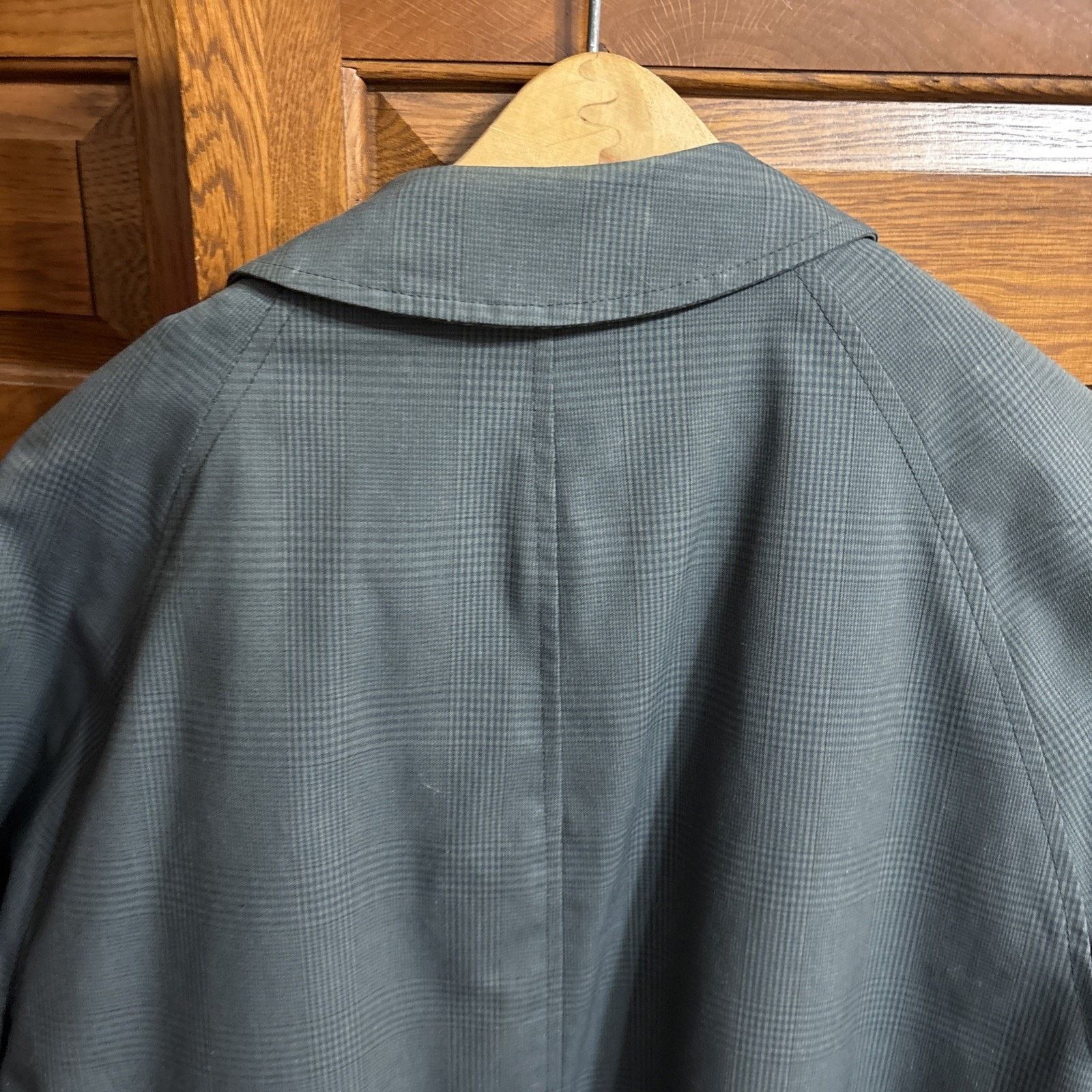 Other Vtg Brigadier Curlee 42R Blue Black Overcoat Alpaca Liner Size US XL / EU 56 / 4 - 8 Thumbnail