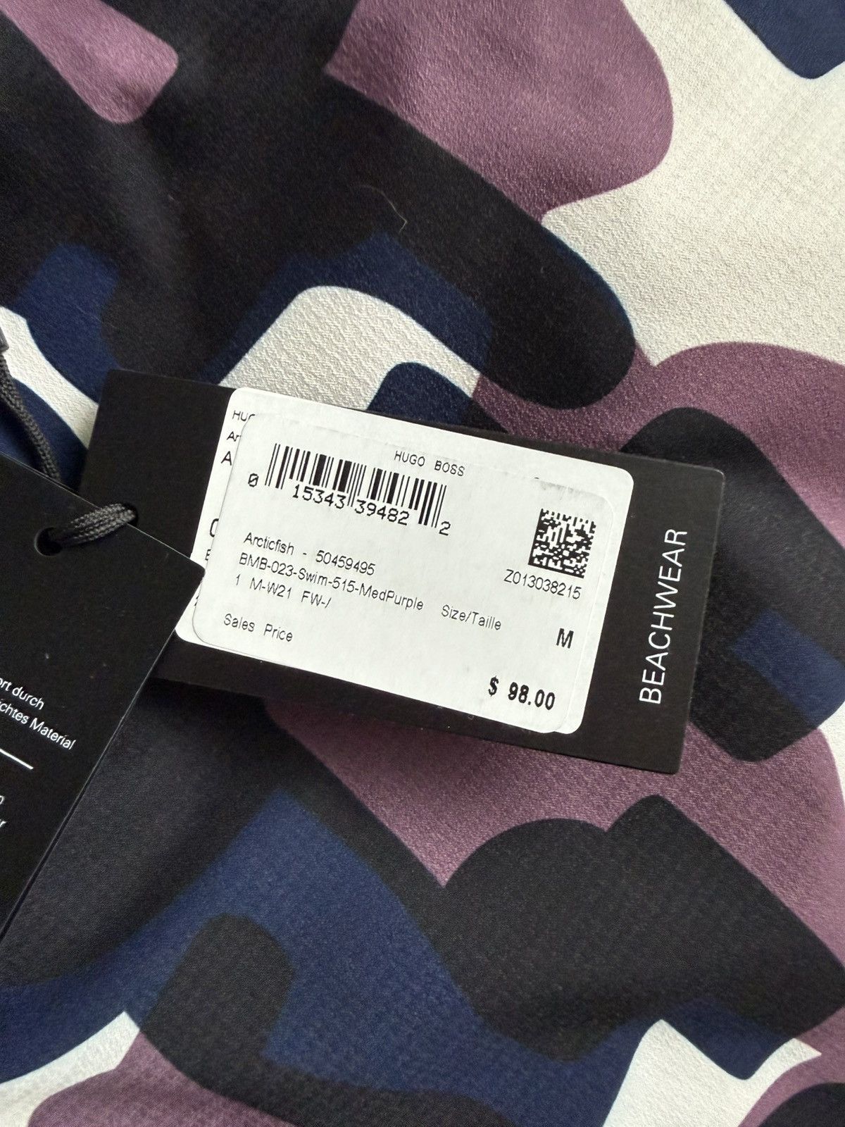 Hugo Boss Multicolor camo swim shorts Size US 32 / EU 48 - 10 Thumbnail