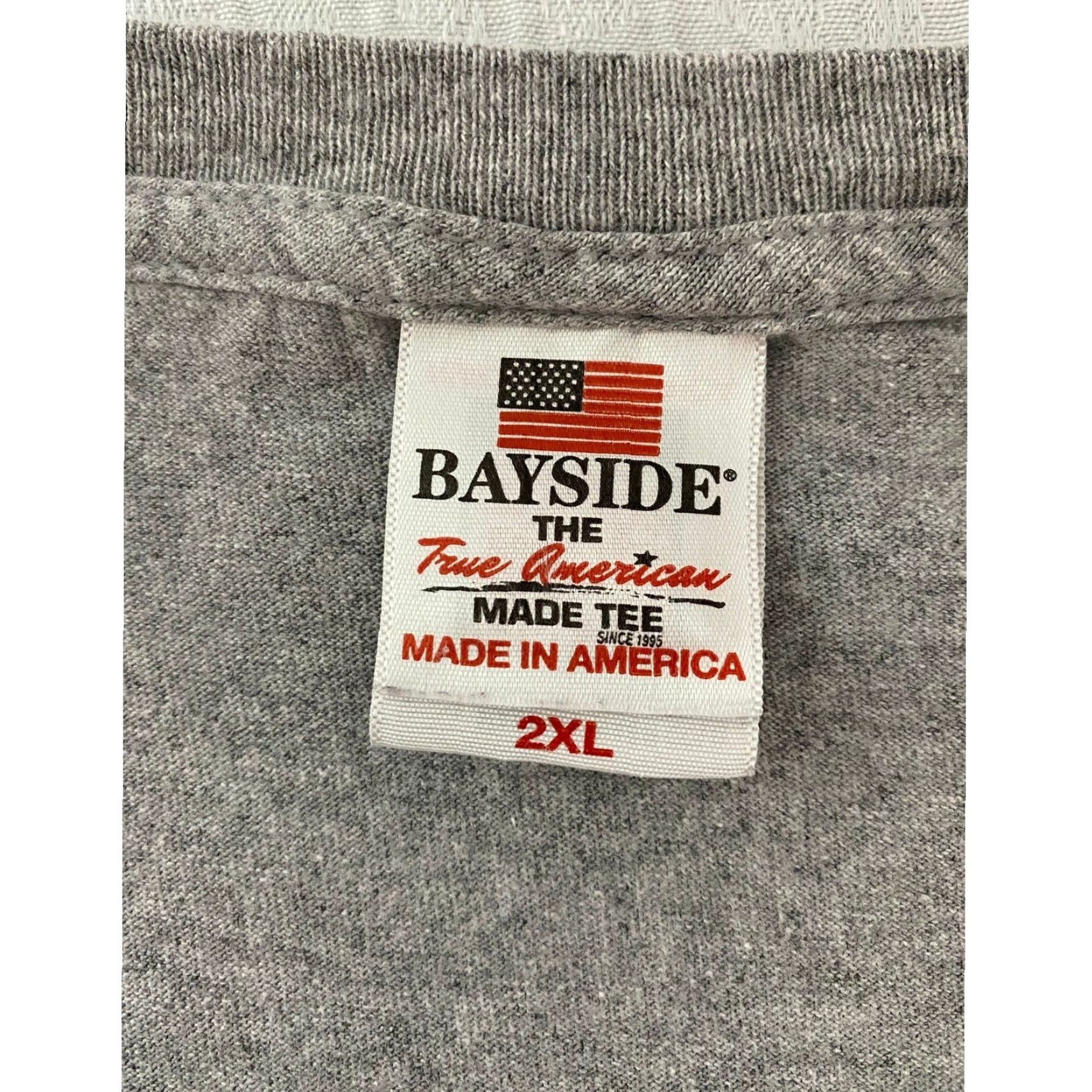 Vintage United States Air Force Bayside T-Shirt Gray Graphic Crew Neck Short Sleeve 2XL Mens Made in USA Size US XXL / EU 58 / 5 - 4 Thumbnail