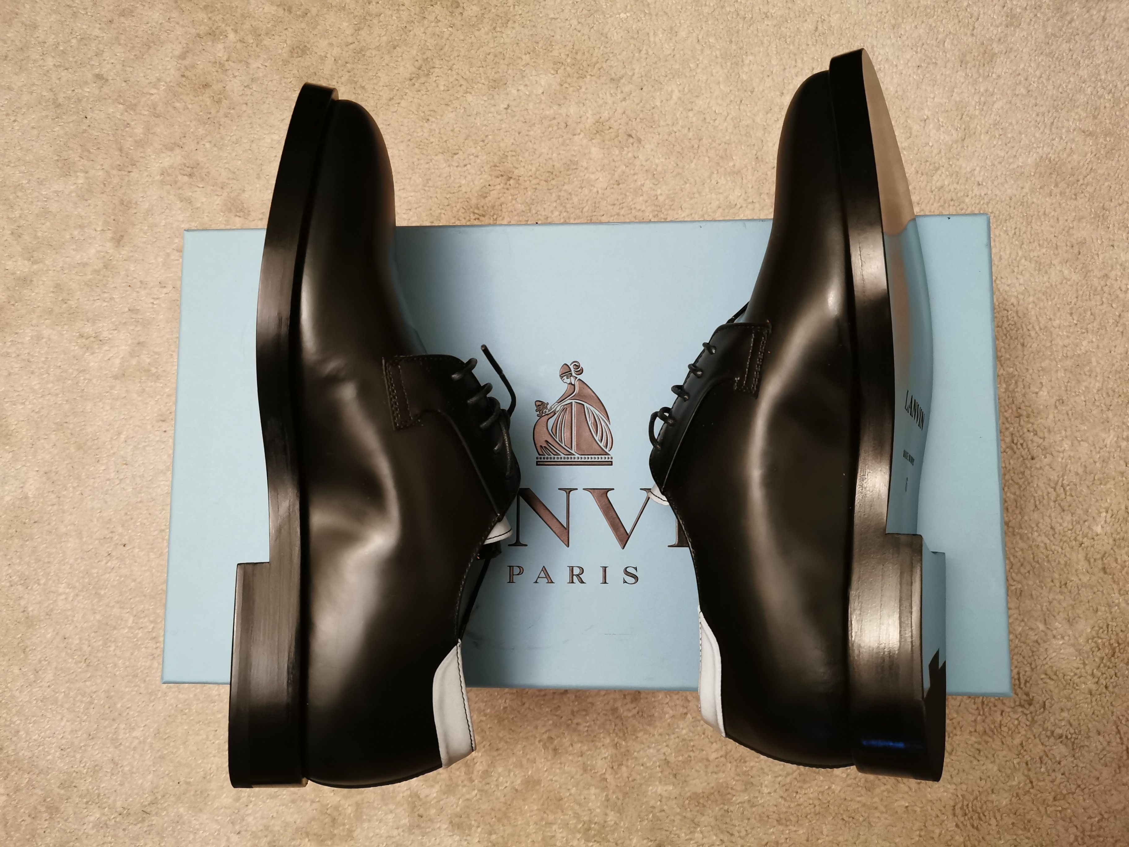 Lanvin Lanvin Classic Derby in Spazzolato Calfskin Size US 6 / EU 39 - 3 Thumbnail