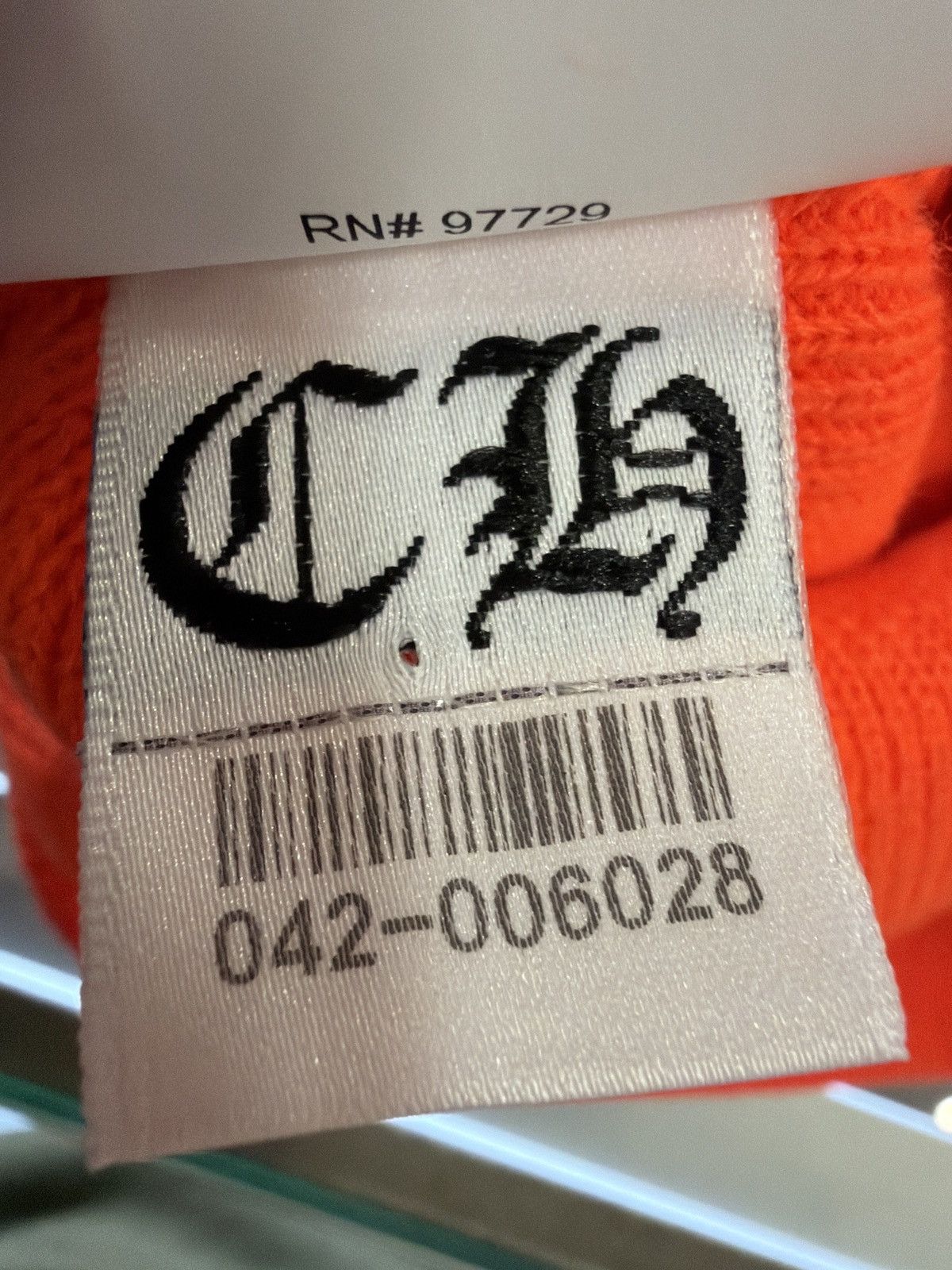 Chrome Hearts CHROME HEARTS LOGO BEANIE ORANGE Size ONE SIZE - 3 Thumbnail