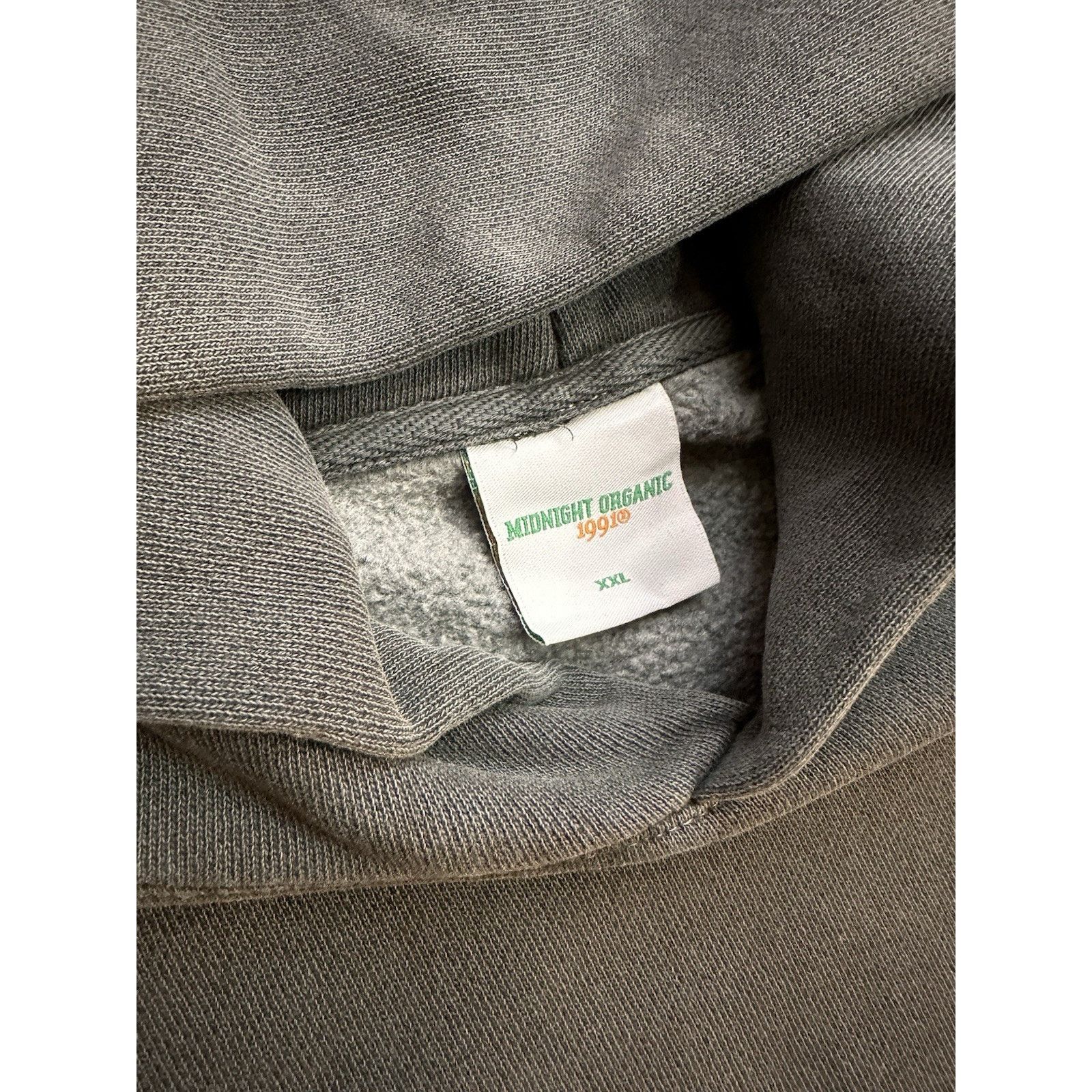 Midnight Organic Larry June X Midnight Organic Park It Hoodie In Washed Black Size US XXL / EU 58 / 5 - 4 Thumbnail