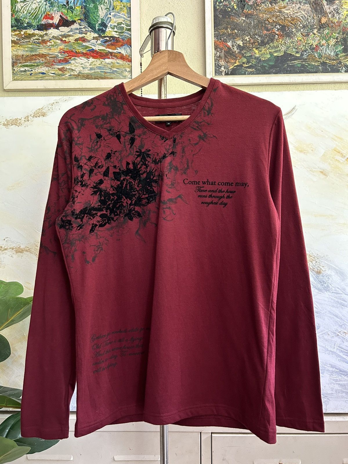 If Six Was Nine Semantic Design Flowers Long Sleeve Size US M / EU 48-50 / 2 - 1 Thumbnail