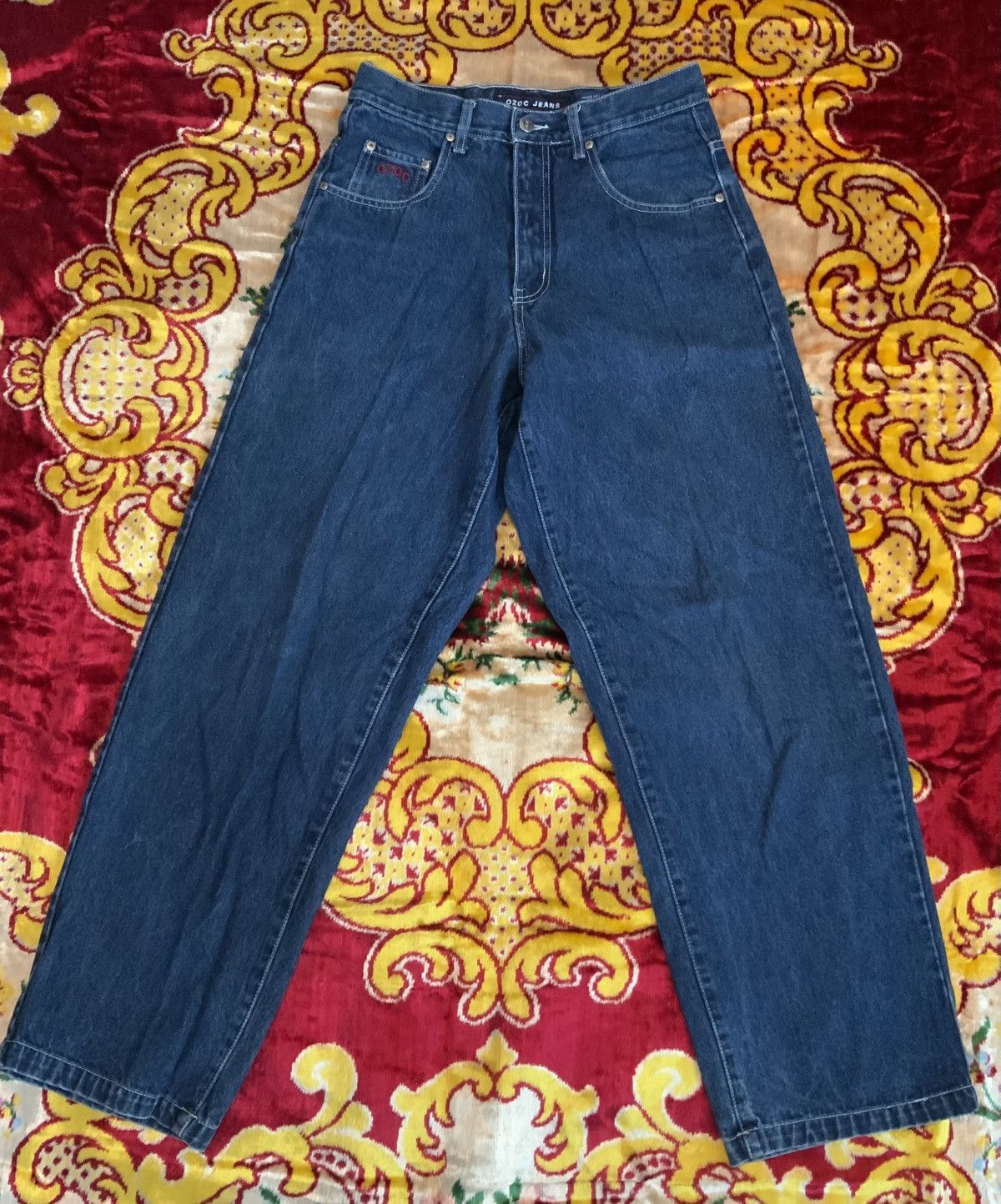 Other Y2K OZOC Jeans Baggy Blue Denim Jeans Sz 30x31 Size US 30 / EU 46 - 4 Thumbnail