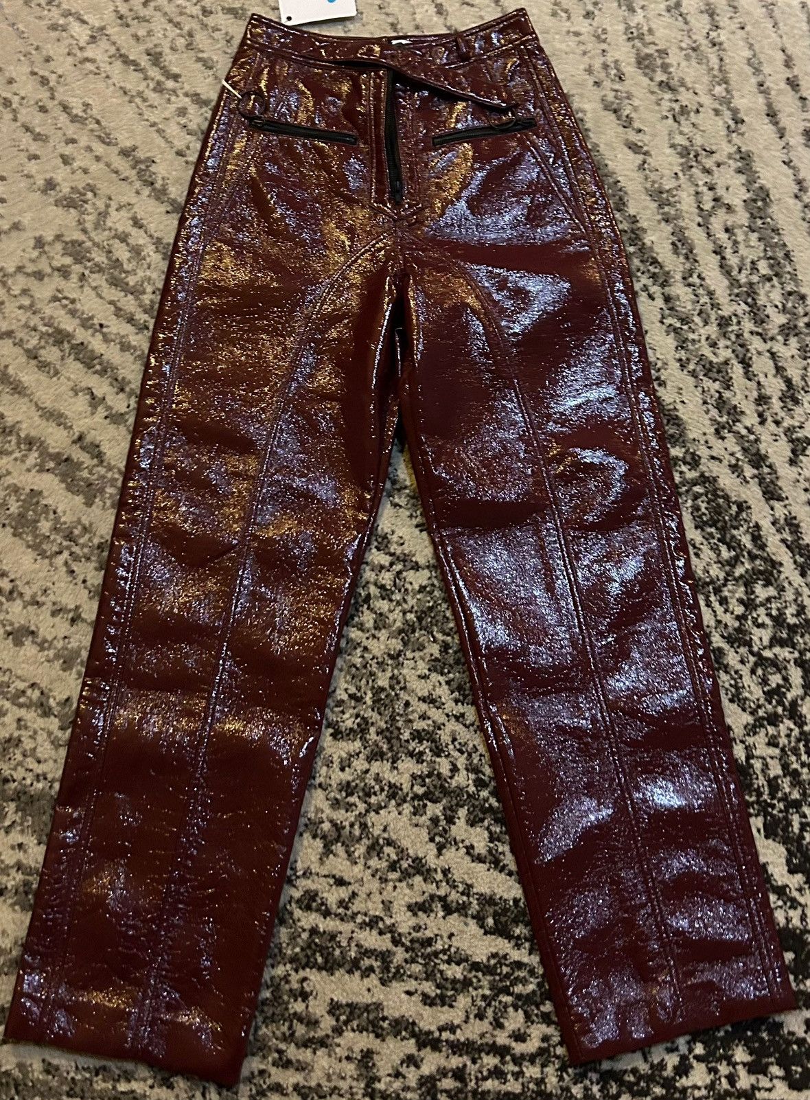 Self-Portrait Self-Portrait Faux Leather Pants size US 2 Size 26" / US 2 / IT 38 - 5 Thumbnail