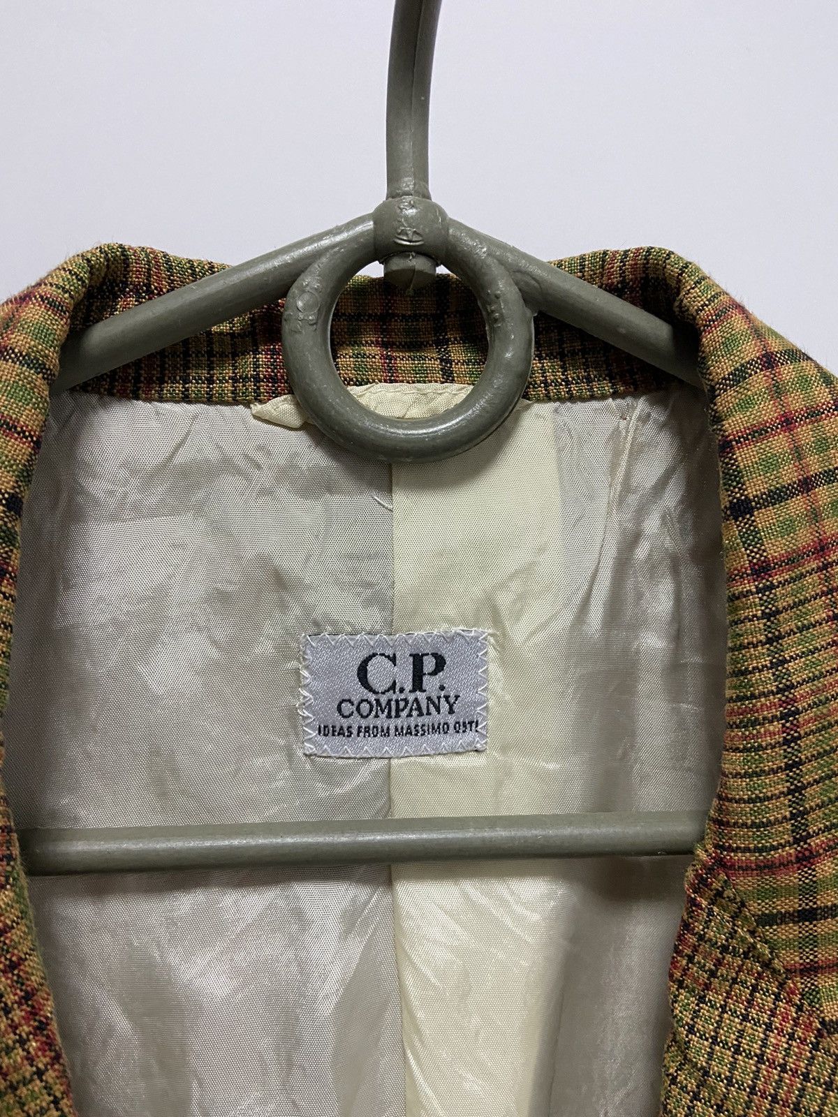 C.P. Company × Vintage Cp Company Blazer Vintage Logo Luxury 100% linen Size 50L - 3 Thumbnail