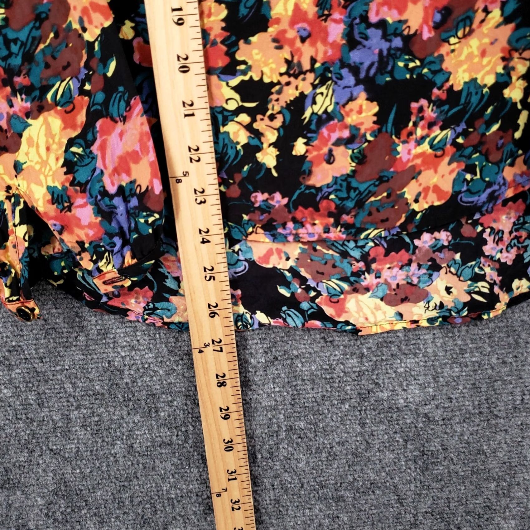Vintage Yumi Kim Shirt Womens XS Yellow Blouse Black Neck Long Sleeve Top Tunic Size XS / US 0-2 / IT 36-38 - 4 Thumbnail