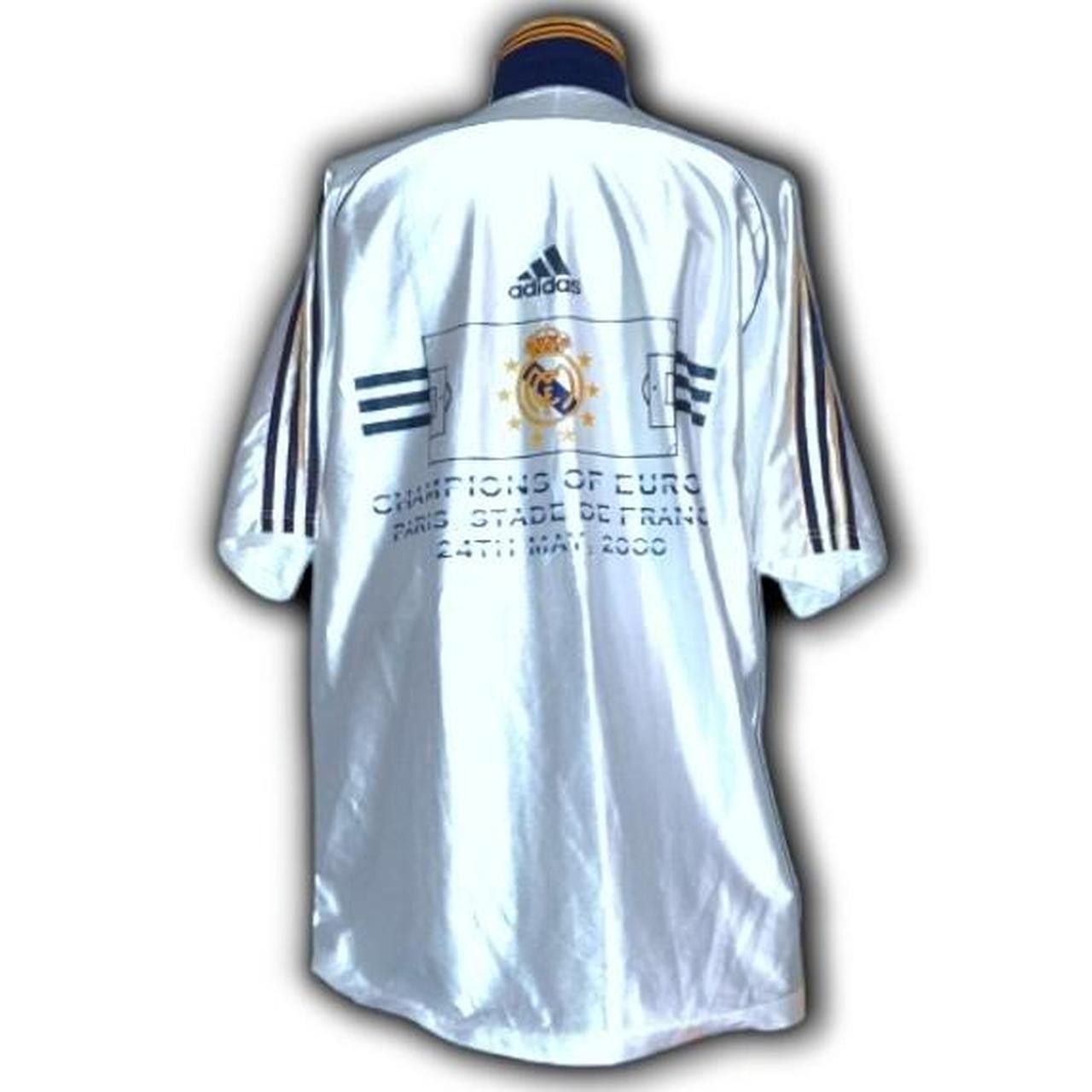 Adidas Real Madrid 1998 1999 2000 Rare Home Shirt Jersey Size US L / EU 52-54 / 3 - 1 Thumbnail