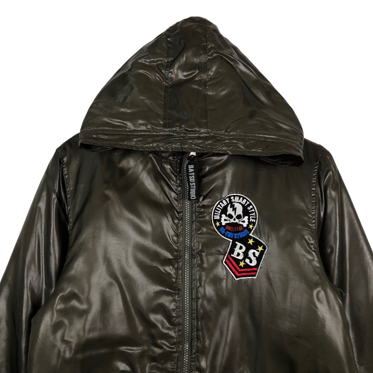Japanese Brand 🔥Light Nylon Puffer Jacket Ba-tsu Studio Japan Made Size US M / EU 48-50 / 2 - 2 Thumbnail