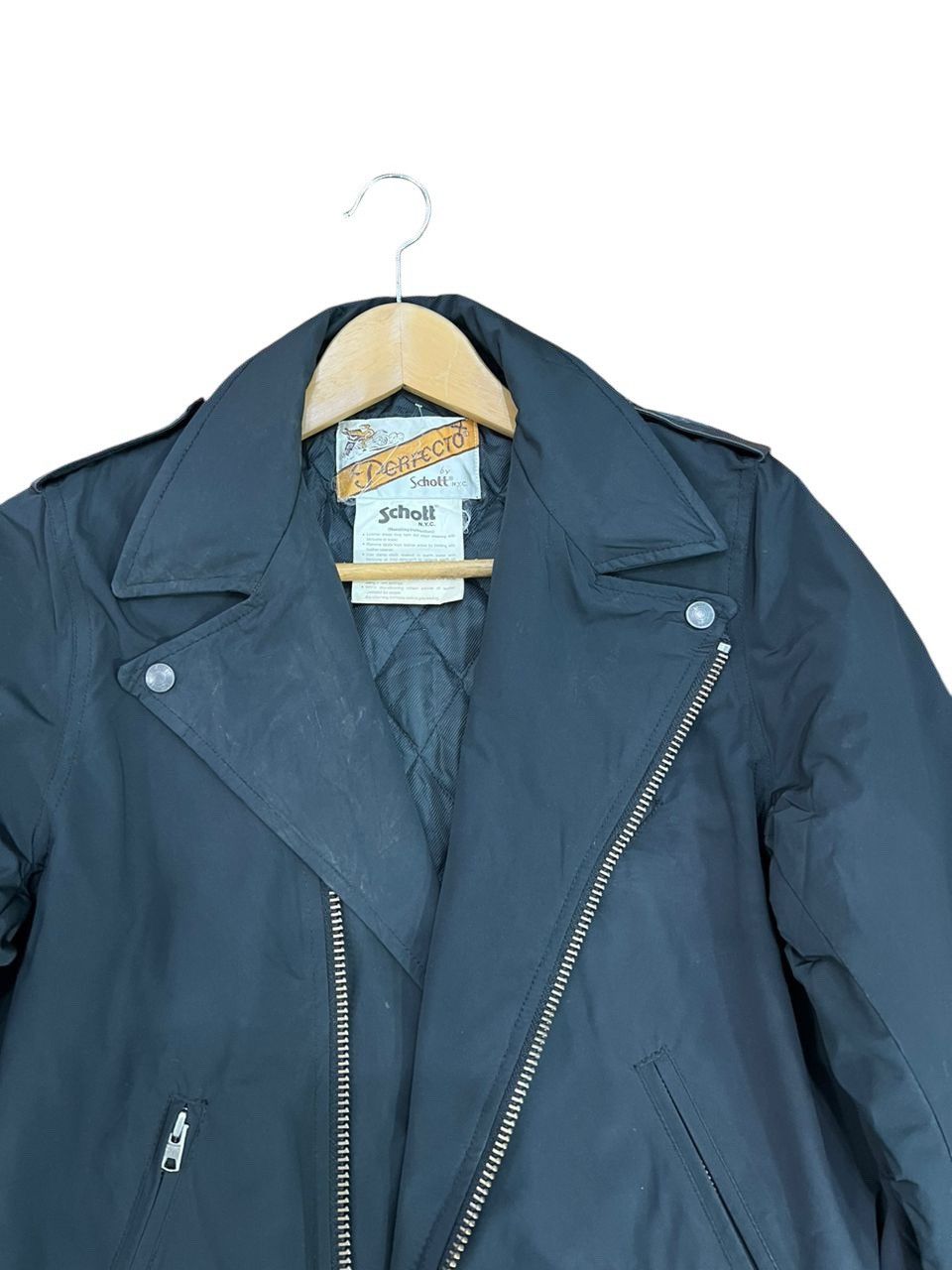Schott Schott Perfecto Double Collar Single Rider Jacket M53109 Size US S / EU 44-46 / 1 - 4 Thumbnail