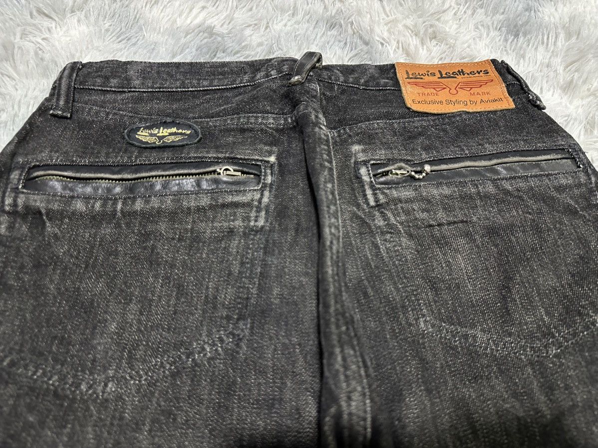 Kapital 🔥Rare Kapital x Lewis Leather Red Tab Selvedge Denim Size US 31 - 13 Thumbnail