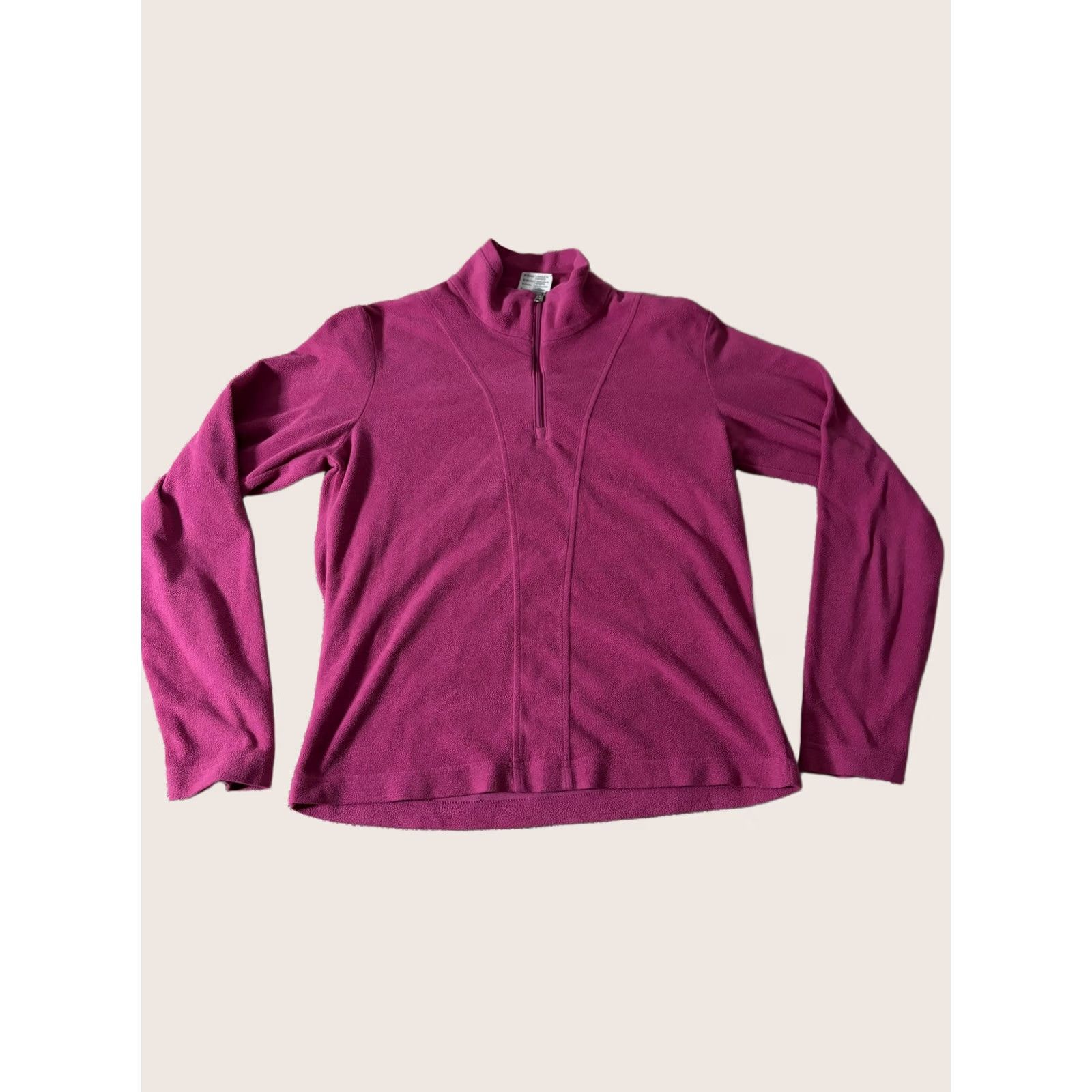 Pinko Columbia Pullover Womens Small Pink 1/4 Zip Mock Neck Fleece Hiking Shirt Size S / US 4 / IT 40 - 1 Thumbnail