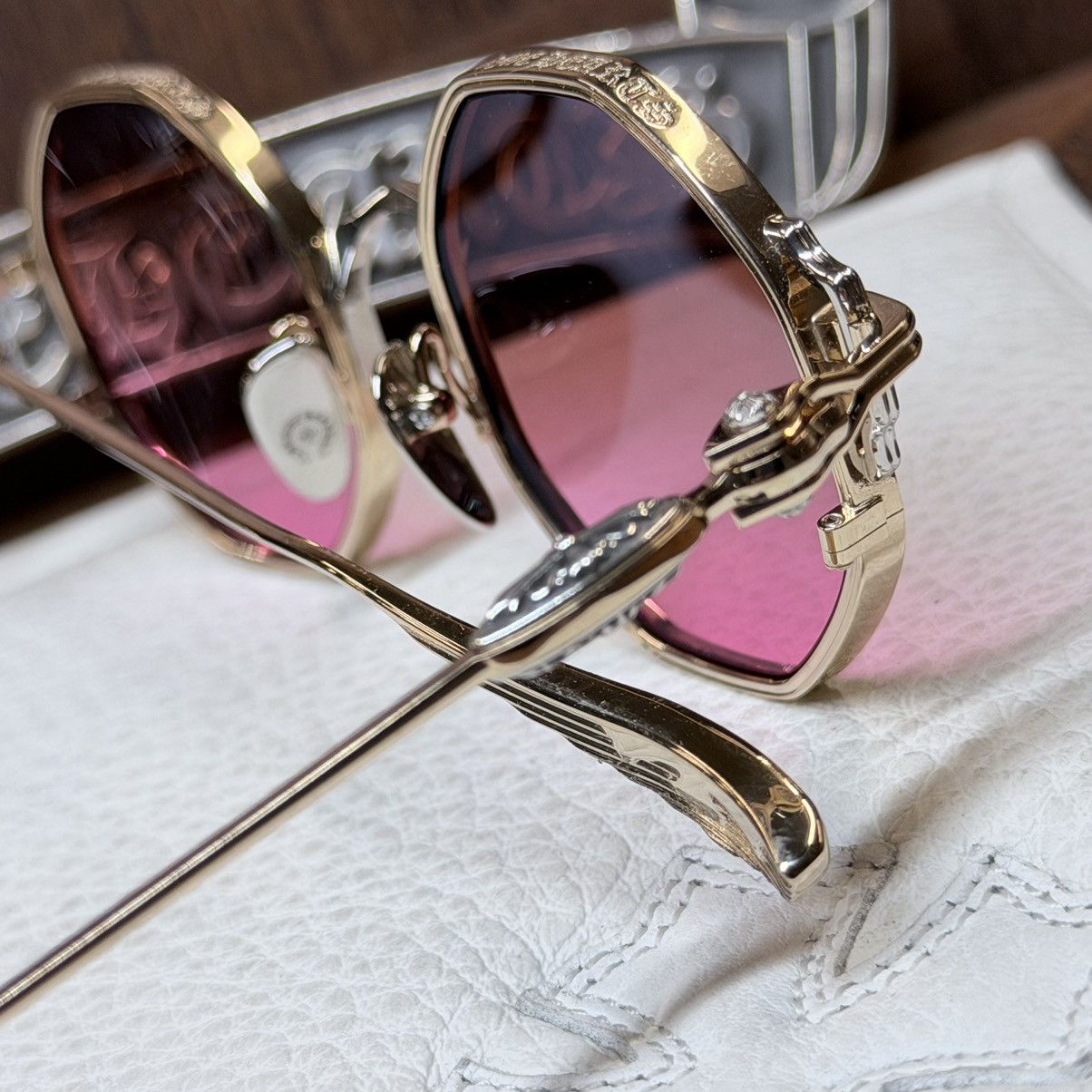 Chrome Hearts Chrome Hearts TIGGIES 1/1 Sunglasses Size ONE SIZE - 11 Thumbnail