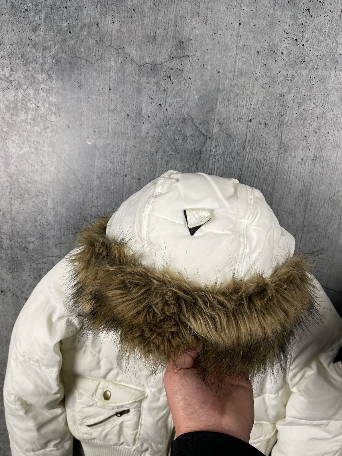 20471120 × If Six Was Nine AVANT GARDE FAUX FUR PUFFER JACKET JAPANESE GOA LGB STYLE Size M / US 6-8 / IT 42-44 - 6 Thumbnail