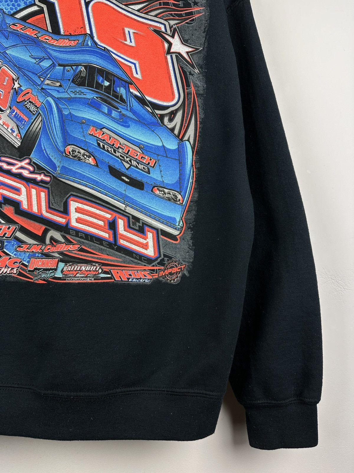 Vintage Vintage Y2K Hunter Bailey 19 Racing Hoodie Size US M / EU 48-50 / 2 - 4 Thumbnail