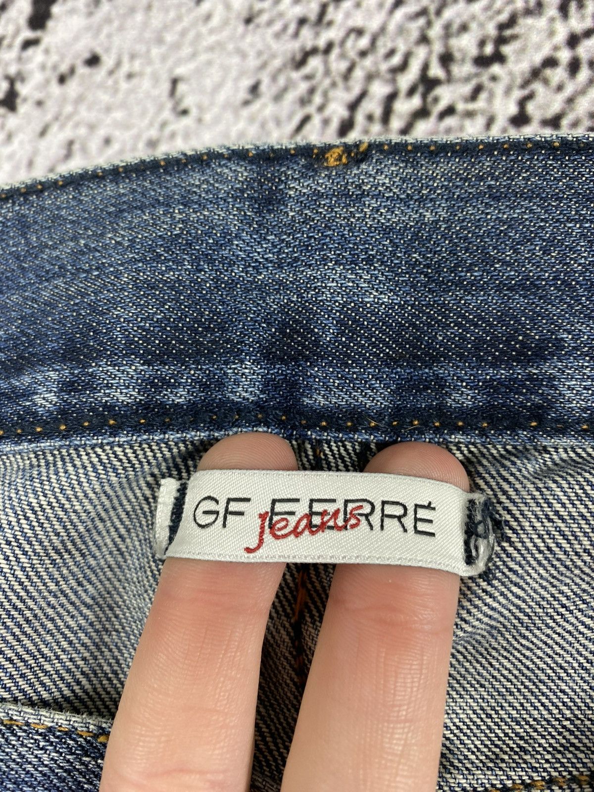 GF Ferre Vintage Y2K GF Ferre straight faded denim jeans streetwear Size US 34 / EU 50 - 7 Thumbnail