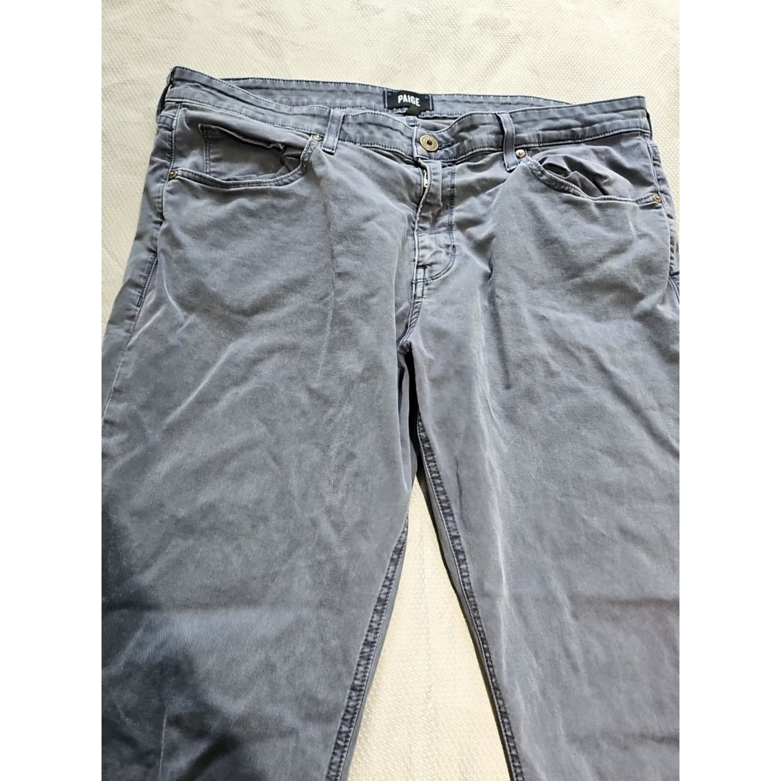 Paige Paige Jeans Mens 38 Blue Medium Wash Lennox Slim Fit Skinny Stretch Casual Pants Shirt? Size US 38 / EU 54 - 2 Thumbnail