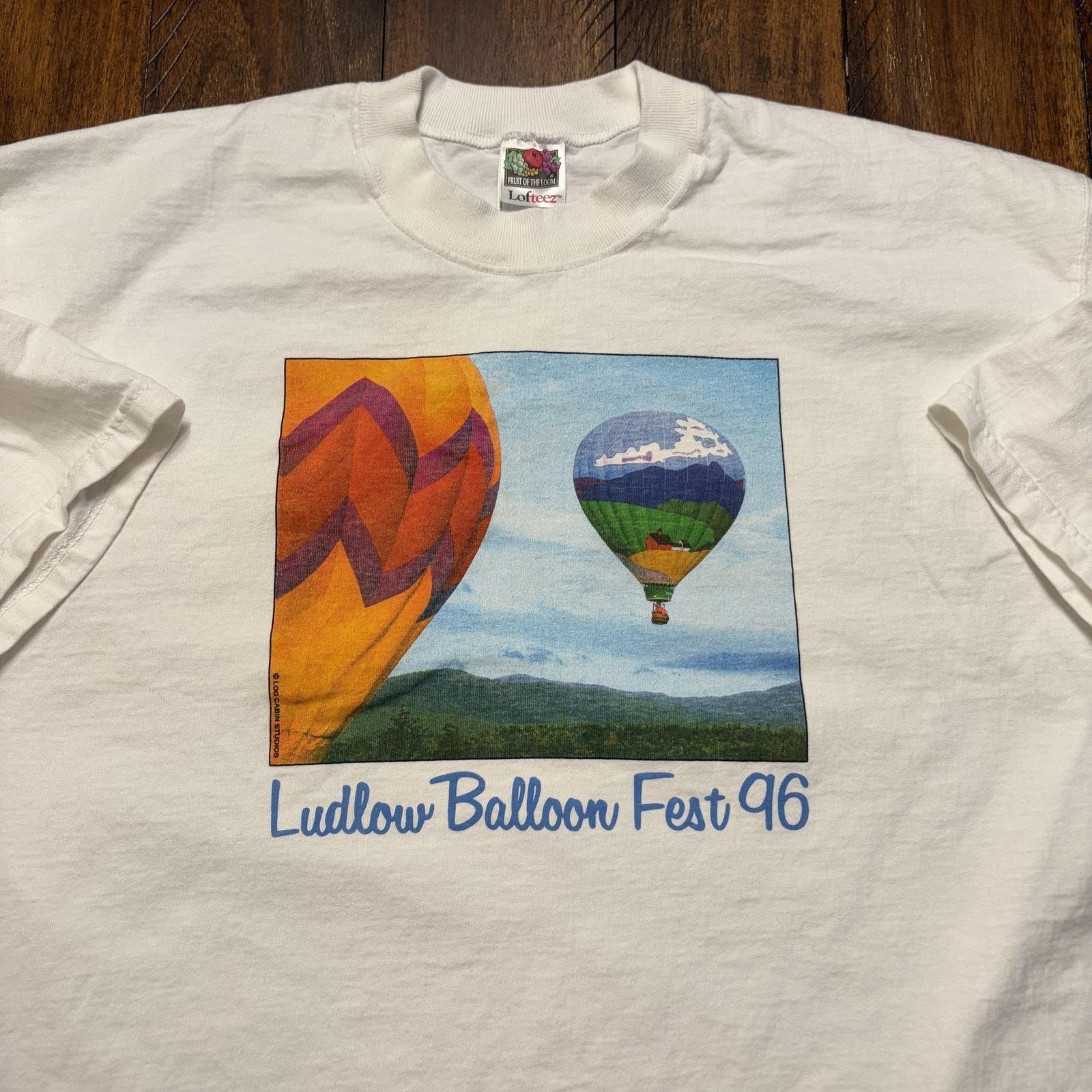 Fruit Of The Loom Vtg Ludlow Balloon Fest 96 XL Fruit Of The Loom T-Shirt Size US XL / EU 56 / 4 - 3 Thumbnail