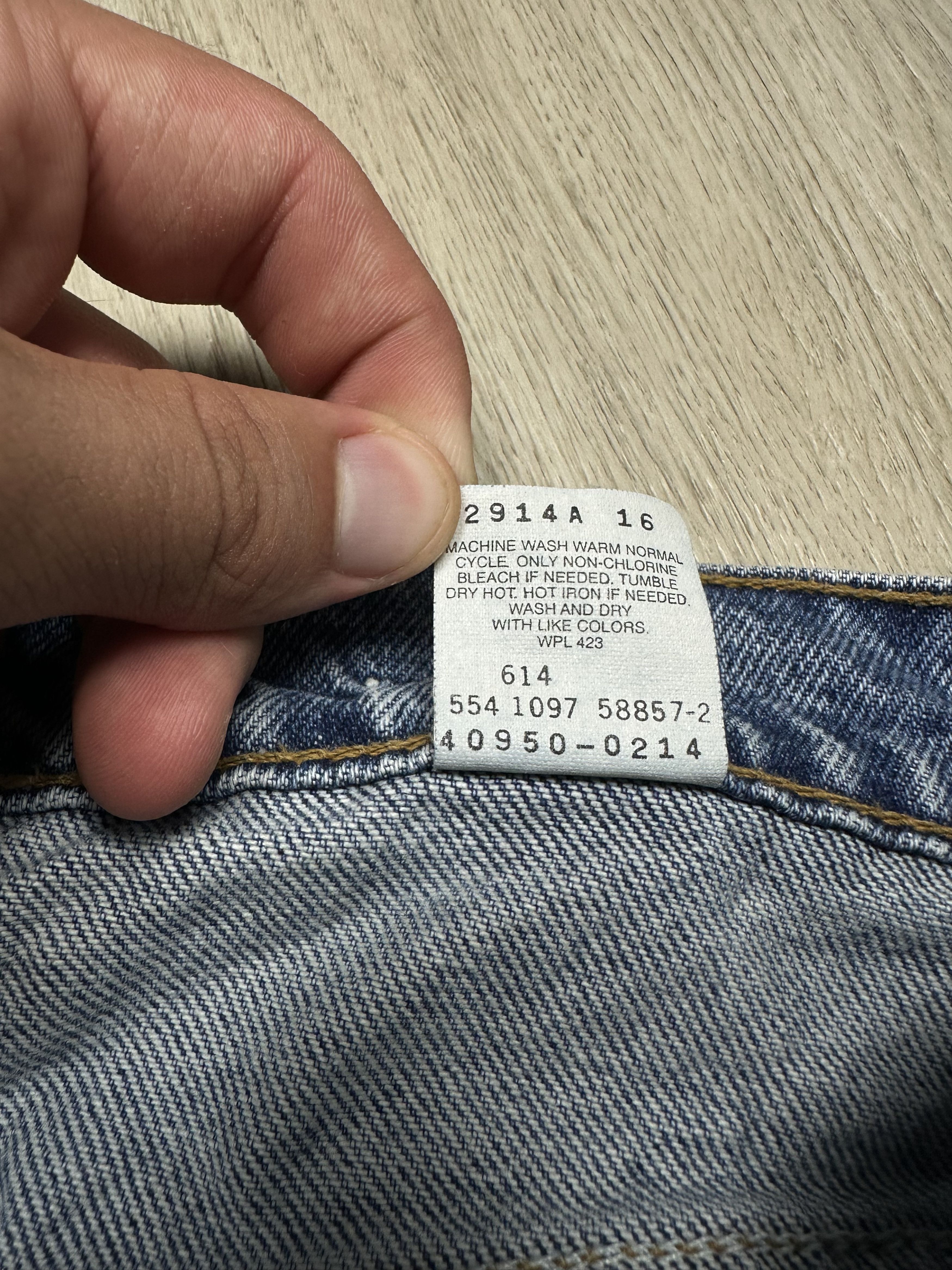 Levi's Levi's 550 Husky Relaxed Fit Denim Pants Jeans Size 31 x 27 Size US 31 - 10 Thumbnail
