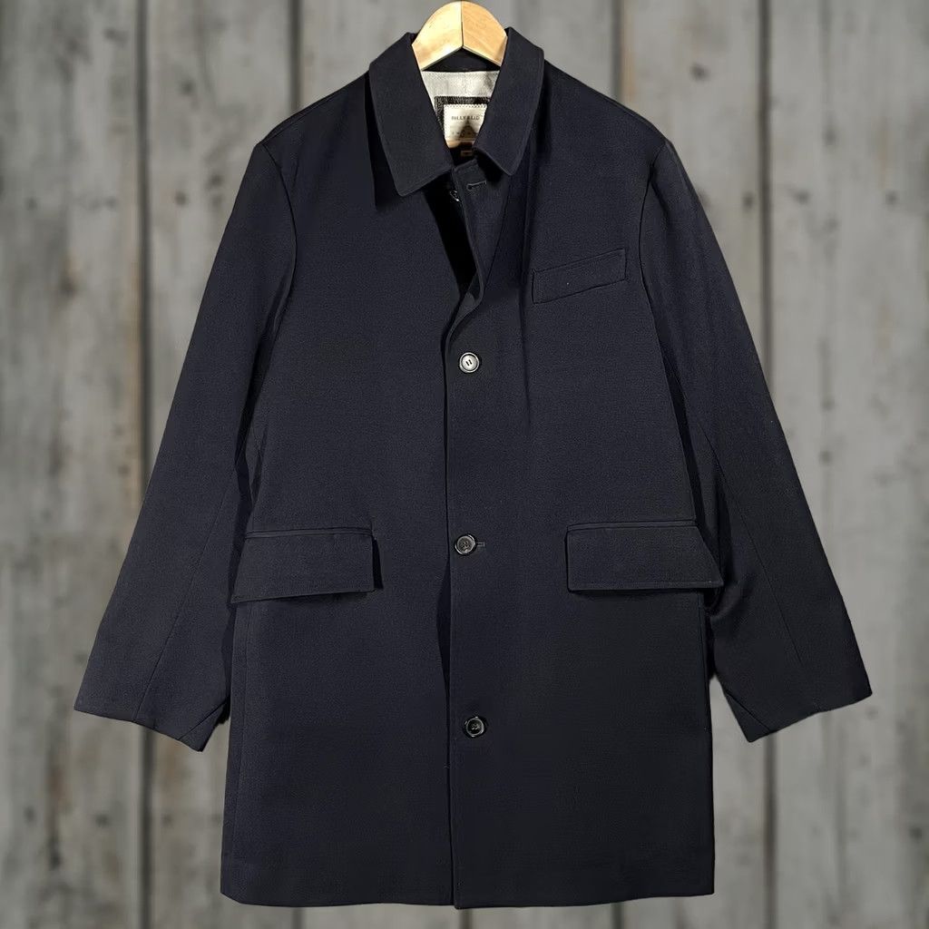 Billy Reid Billy Reid Wool Jacket Mens L Black Italy Gabardine Overcoat Wool Topcoat Bond Casual Fall Winter VenIage? Size US L / EU 52-54 / 3 - 1 Thumbnail