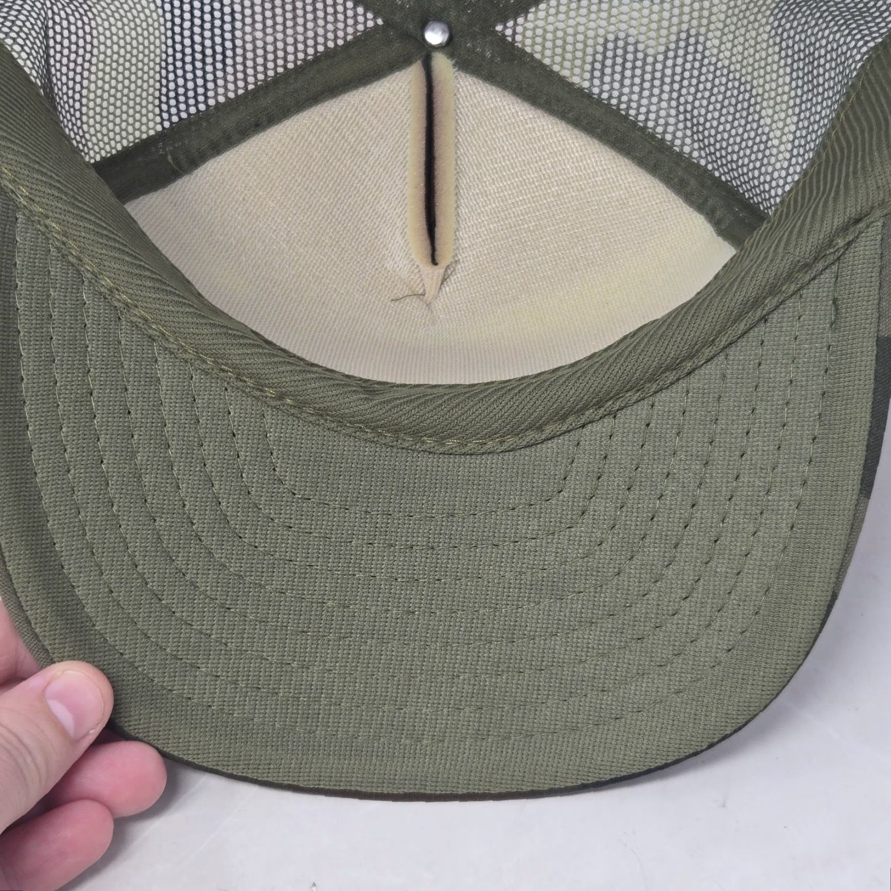 Vintage VTG HaT Trucker Hat Snapback Rope Camo Nylon 1990s Adjustable International Paper Kalamazoo MI Shirt Mens Size ONE SIZE - 7 Thumbnail